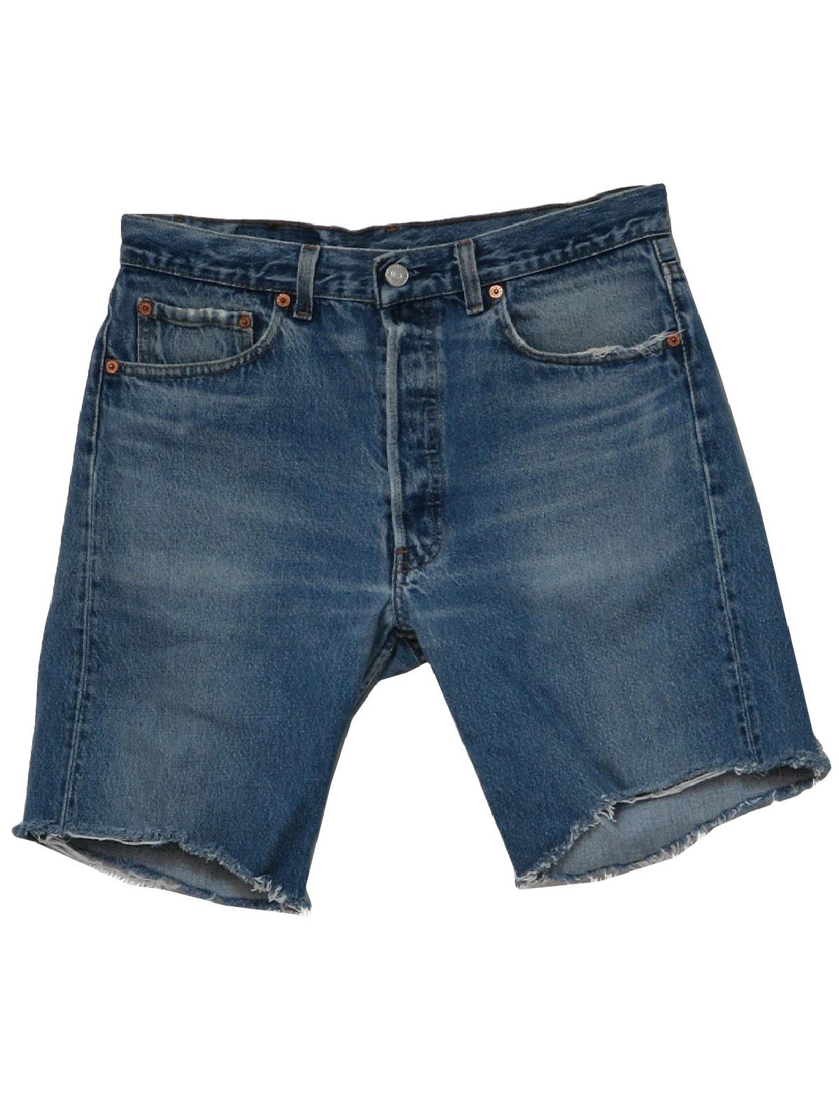 Vintage Levis 501 Nineties Shorts: 90s -Levis 501- Mens well worn and ...