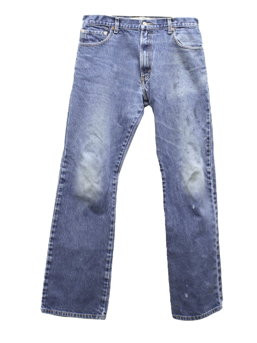 Nineties Levis Flared Pants / Flares: 90s or newer -Levis- Mens faded ...