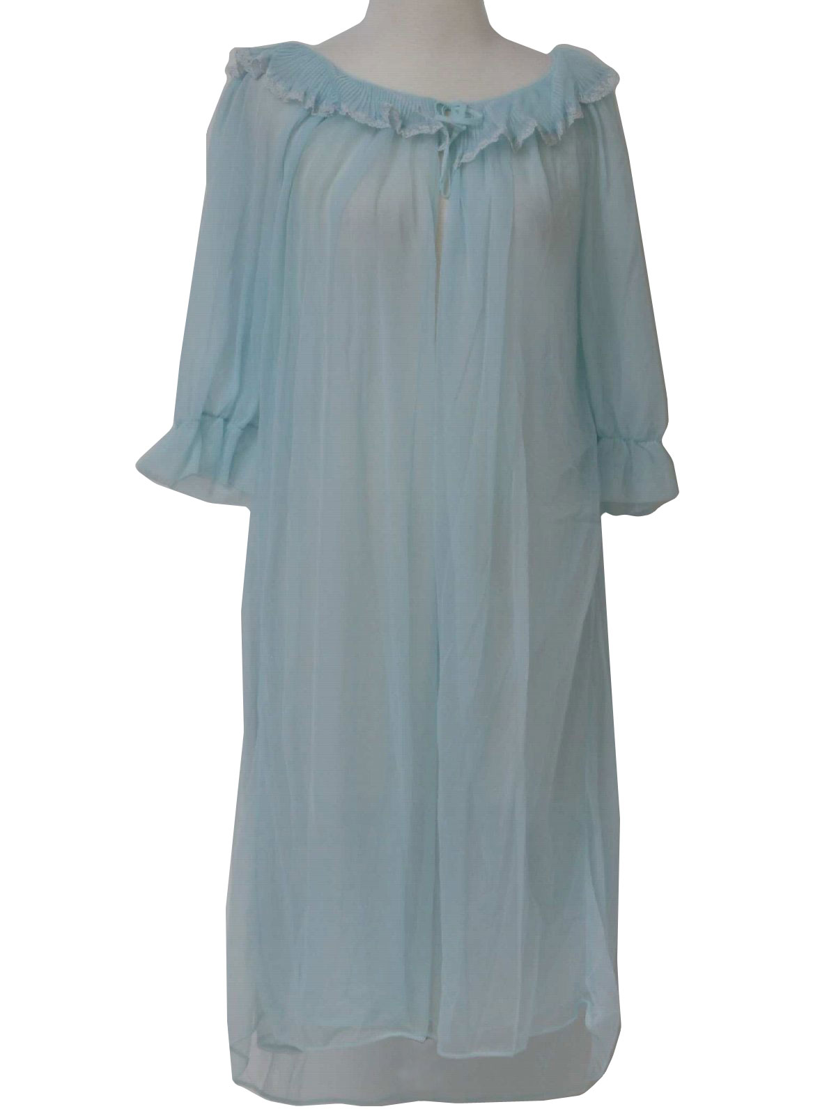 women's light blue nightgown