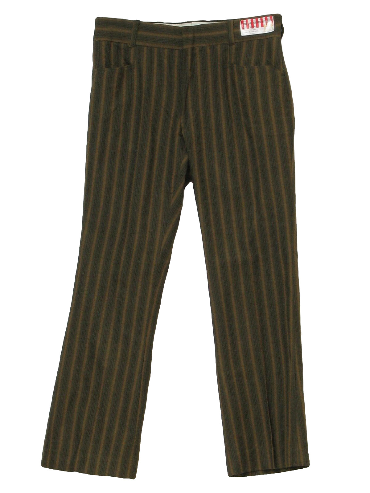 Sixties Vintage Flared Pants / Flares: 60s -Pressage- Mens tan, deep ...