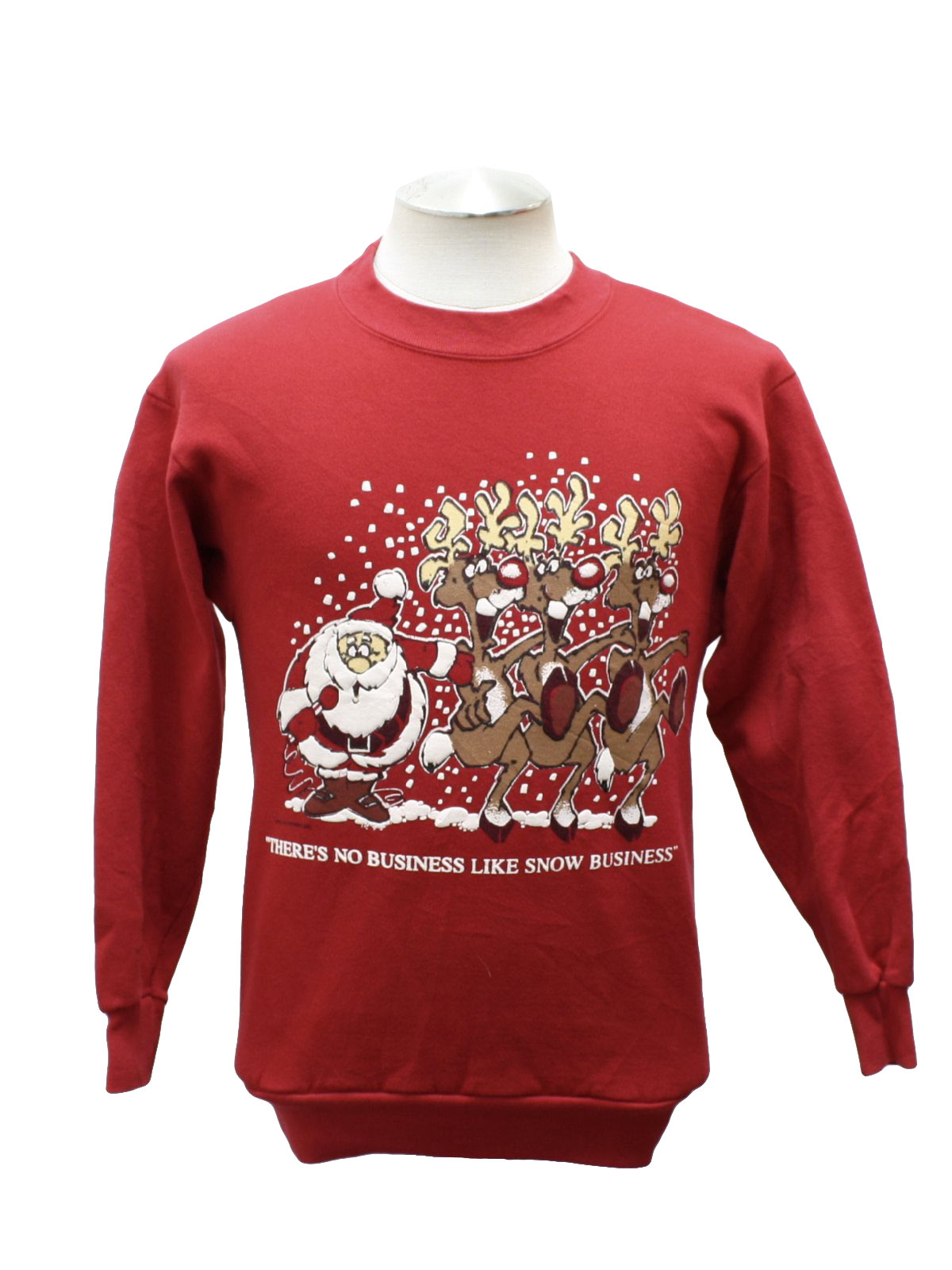 1990's Retro Ugly Christmas Sweatshirt: 90s vintage -TNT- Unisex red ...