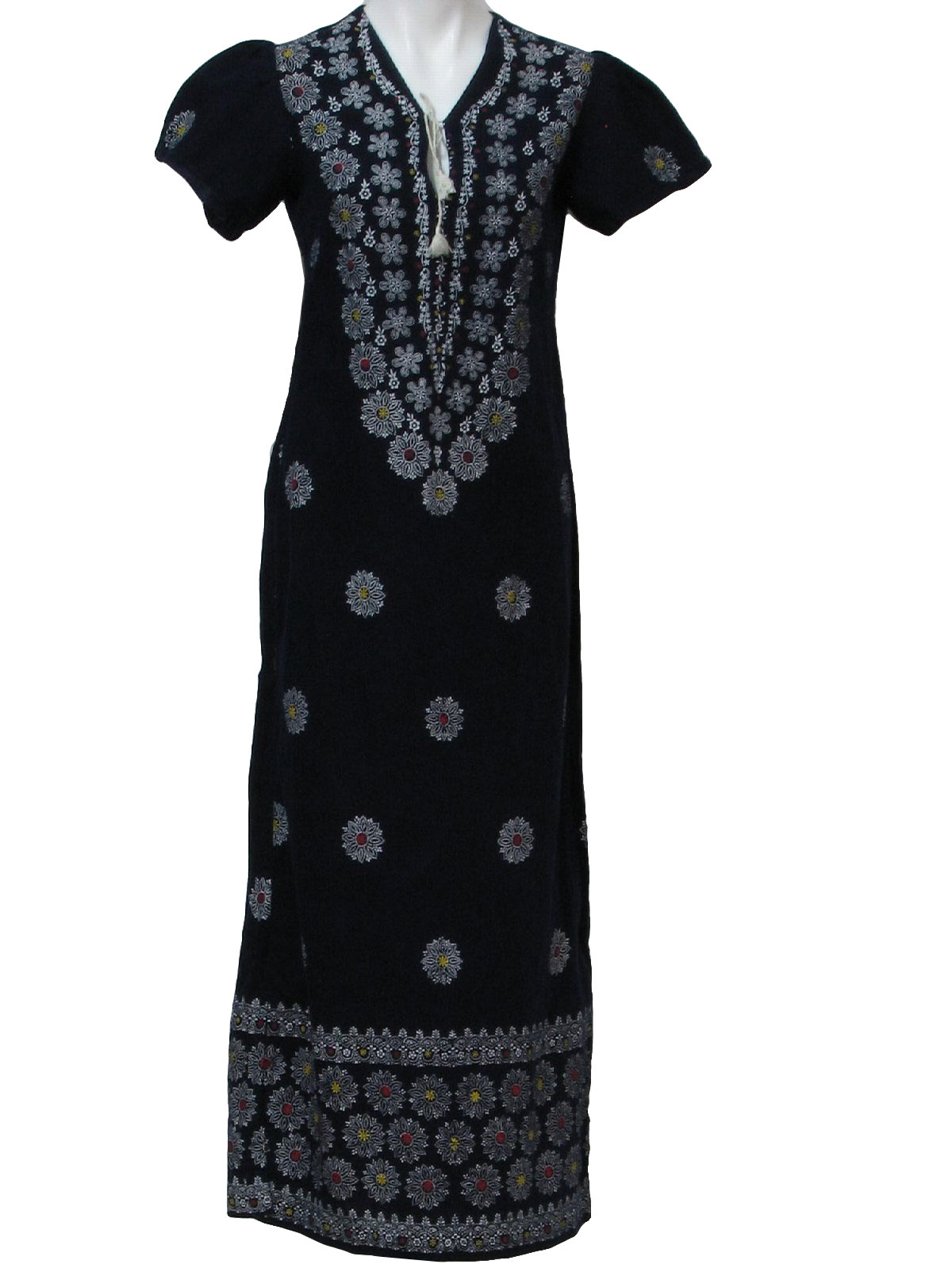 Retro 1970's Hippie Dress (made in Pakistan) : 70s -made in Pakistan ...