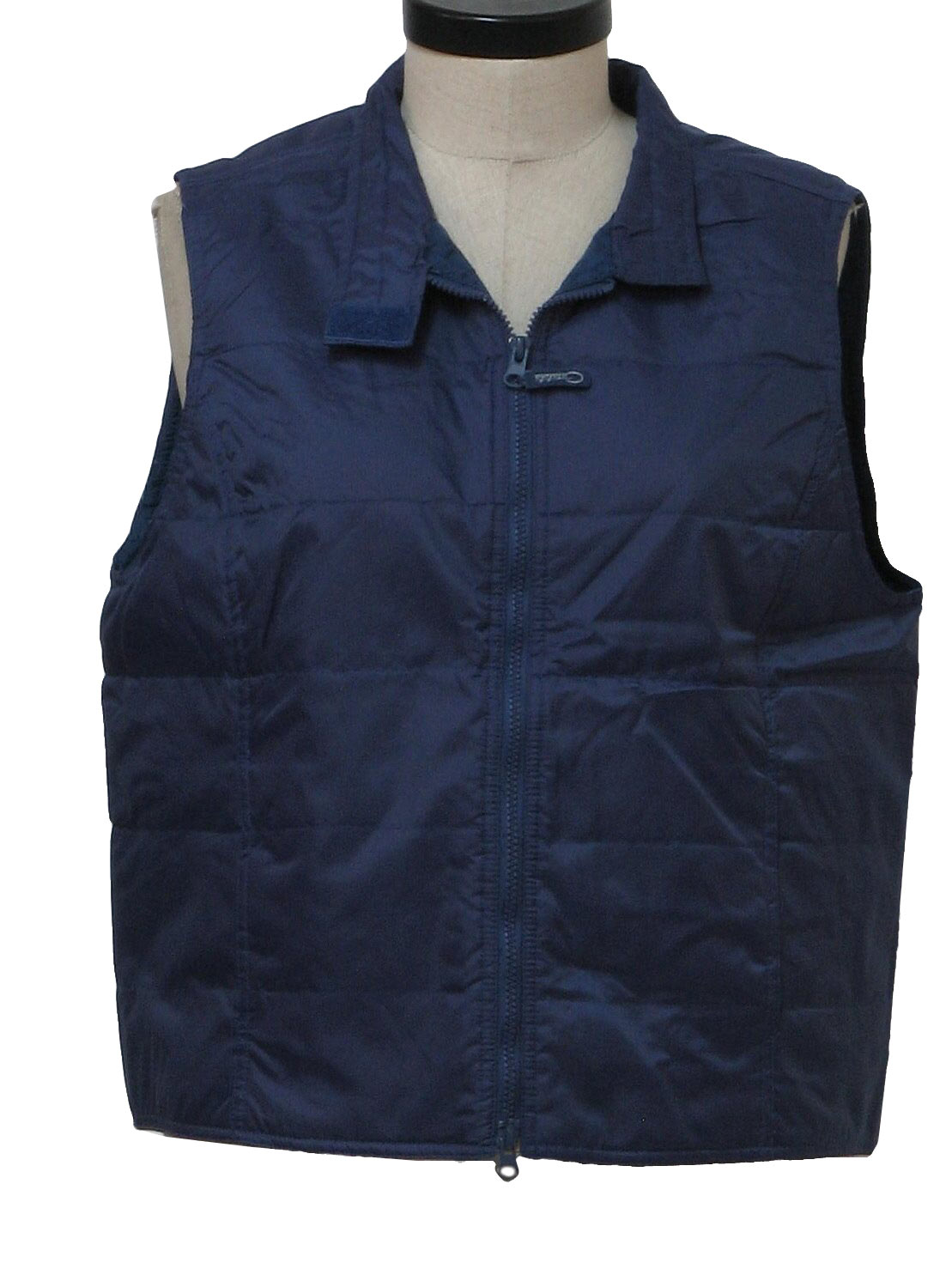 Vintage 1980's Vest: 80s -Catalina- Unisex navy blue nylon shell ...