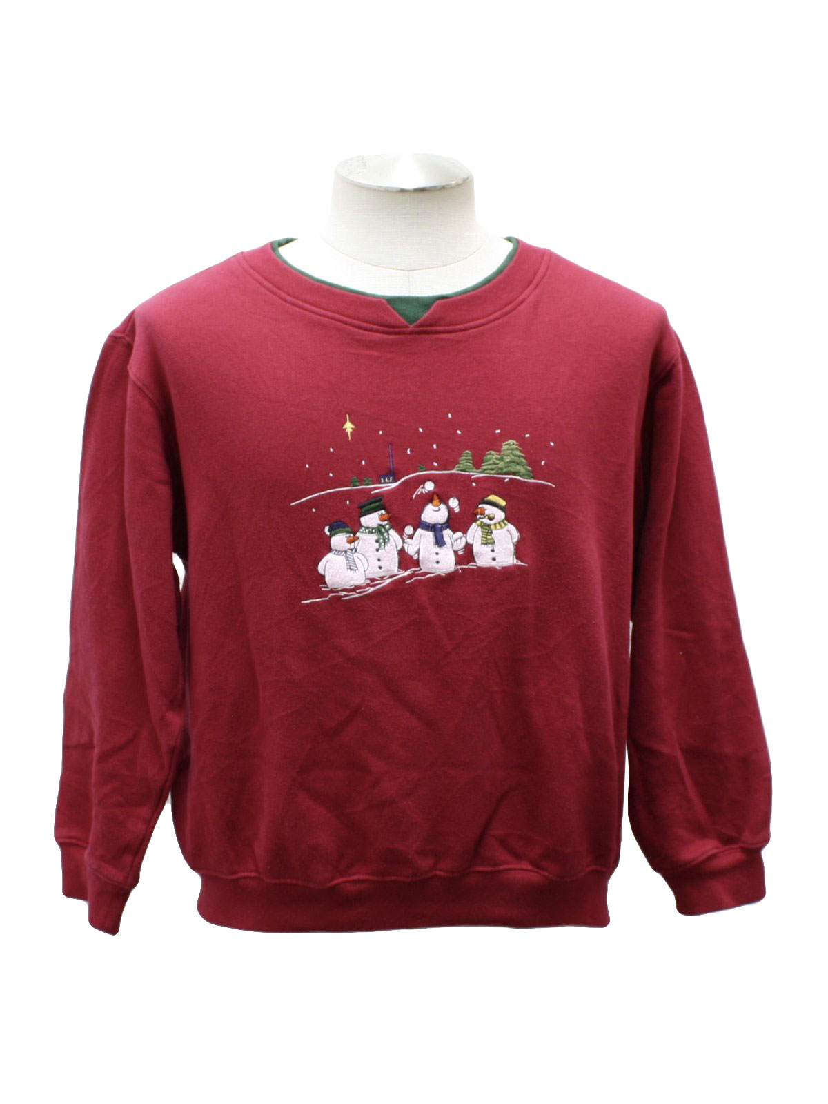 Womens Ugly Christmas Sweatshirt: -Shenanigans- Womens red, green ...