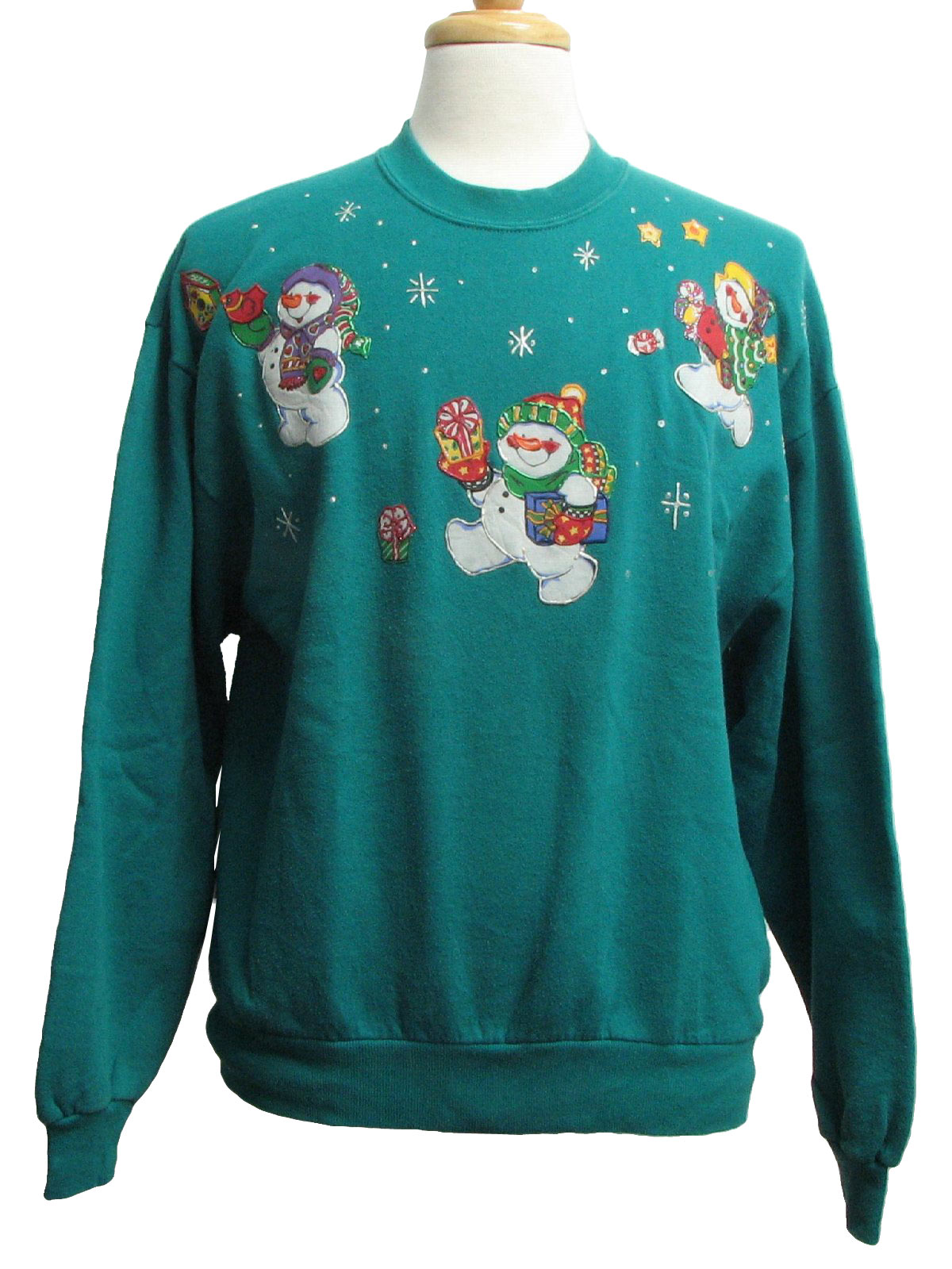 1980's Ugly Christmas Sweatshirt (Jerzees): 80s authentic vintage ...