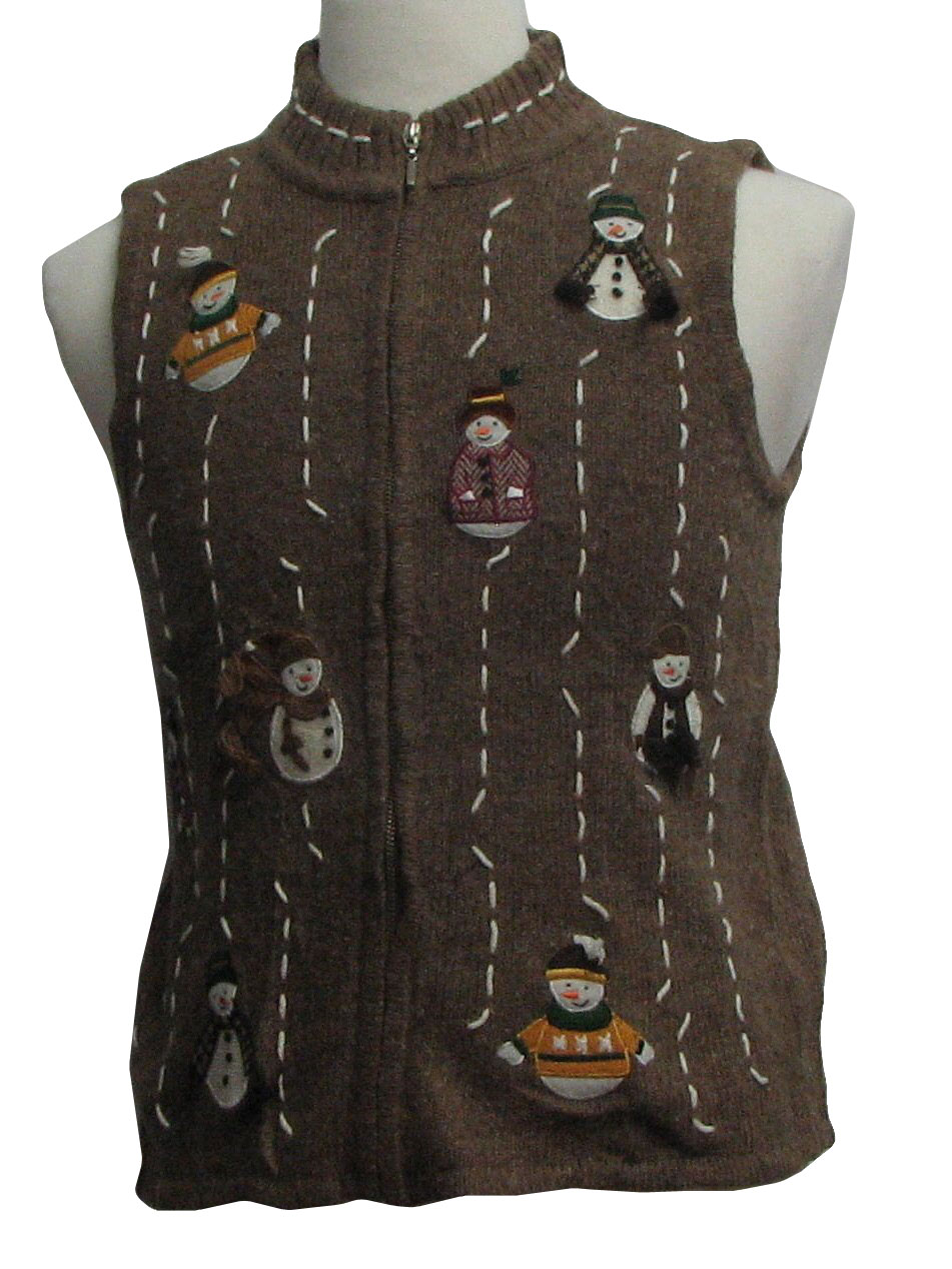 Download Womens Ugly Christmas Sweater Vest : -Hampshire Studio ...