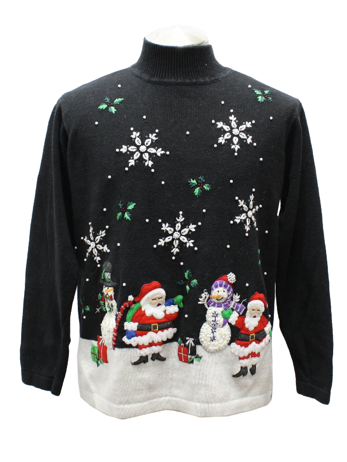 Ugly Christmas Sweater: -Basic Editions- Unisex charcoal-black, white ...