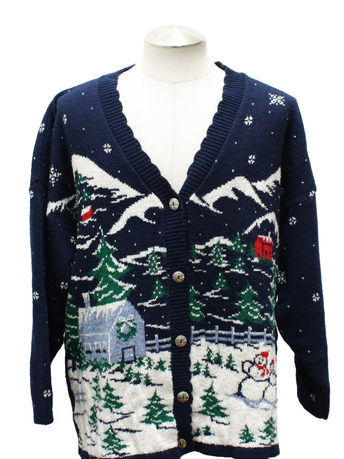 80's Willow Bay Ugly Christmas Cardigan Sweater: 80s authentic vintage ...