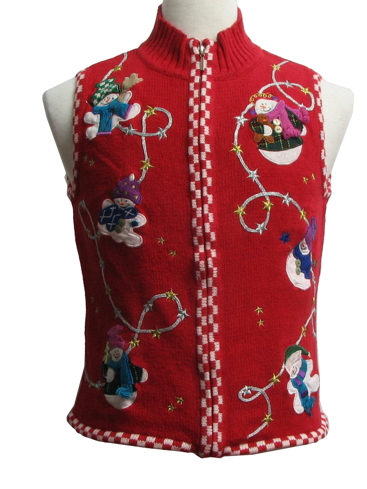 Womens Ugly Christmas Sweater Vest: -Designers Originals Studio- Womens ...