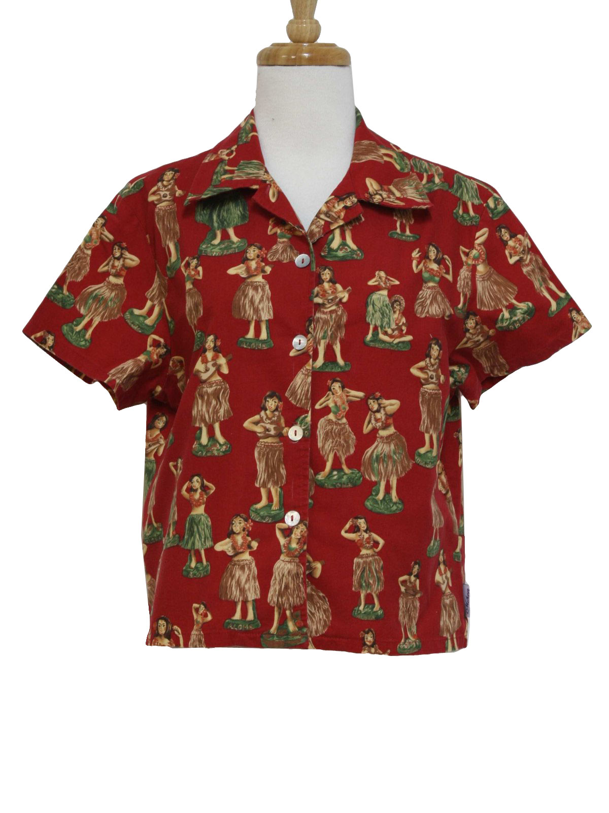 Retro Hula Girl Hawaiian shirt