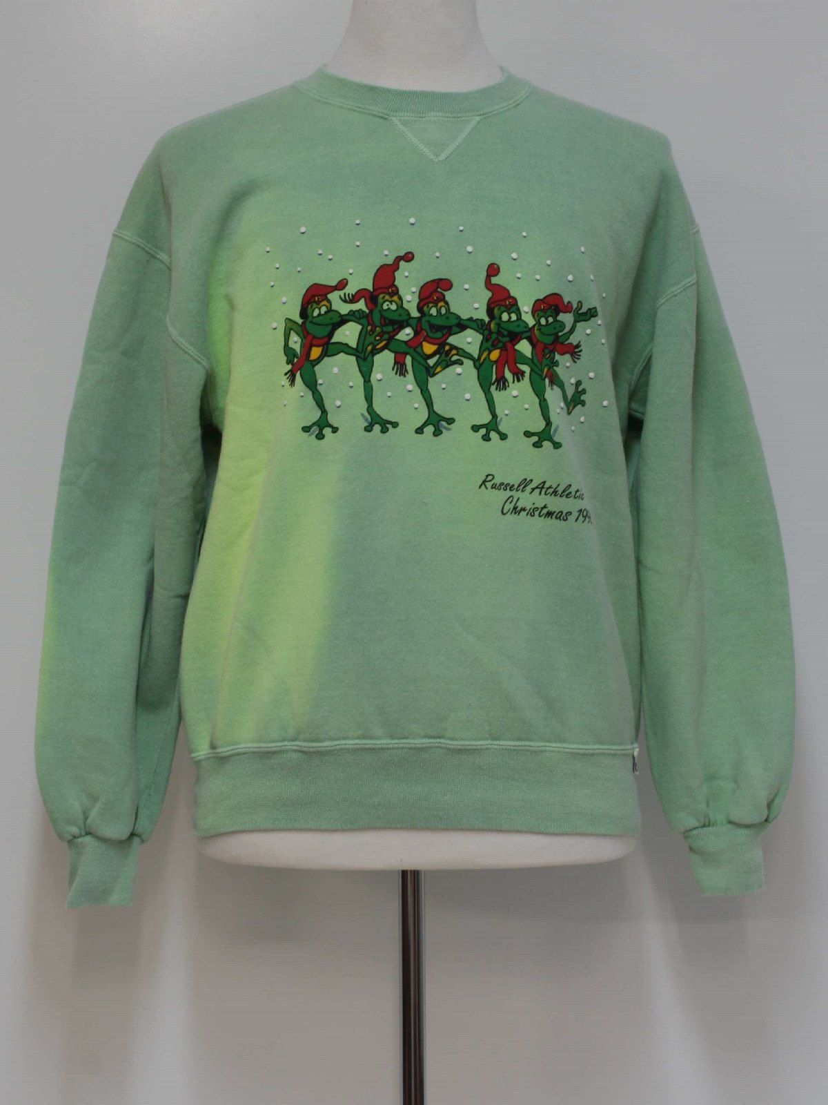 1980's Green to Yellow Color Changing Ugly Christmas Sweatshirt: 90s ...