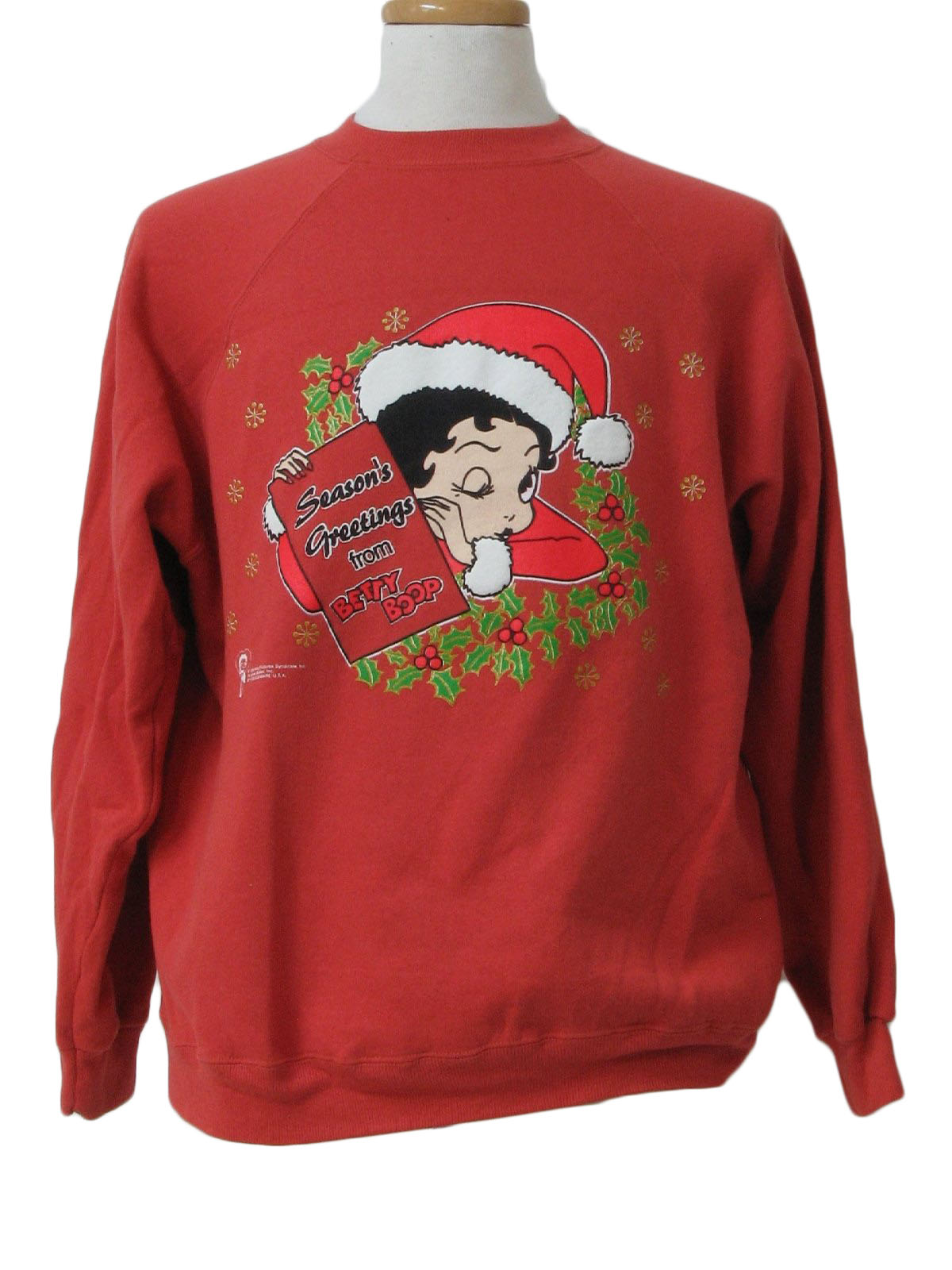 80s Retro Womens Ugly Christmas Sweatshirt: 90s vintage -Hanes her Way ...