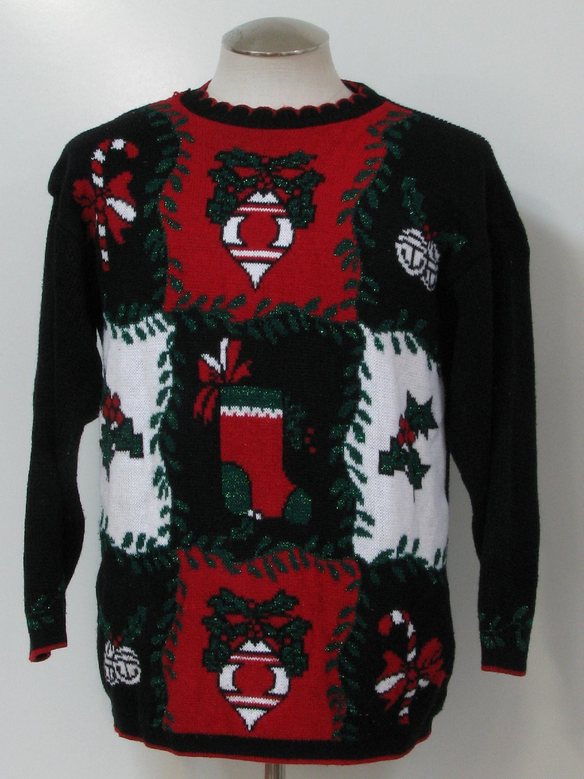 1980s Vintage Ugly Christmas Sweater: 80s authentic vintage -Holiday ...