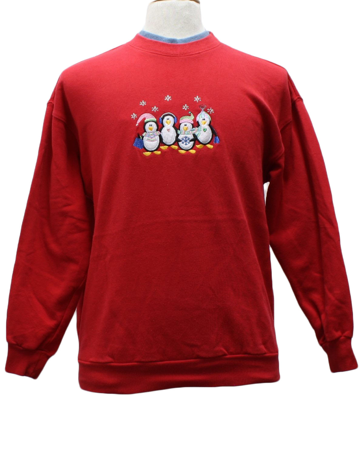 Ugly Christmas Sweatshirt: -MC Sportswear- Unisex Red background cotton ...