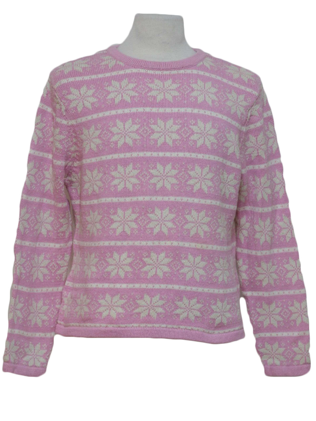 Womens Ugly Christmas Sweater: -Croft and Barrow- Womens pink ...