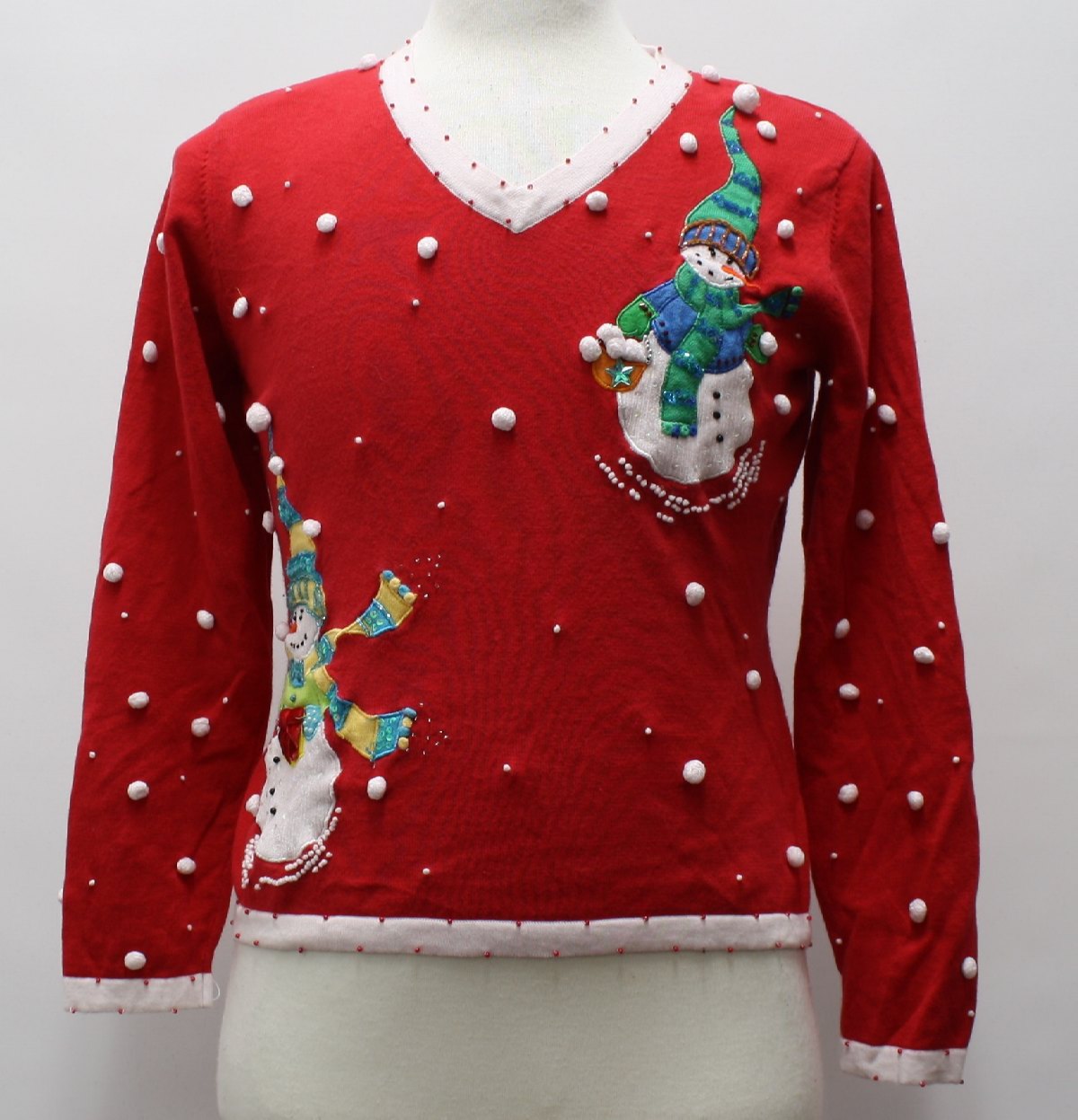 Womens Ugly Christmas Sweater: -Jack B. Quick- Petite Womens red ...