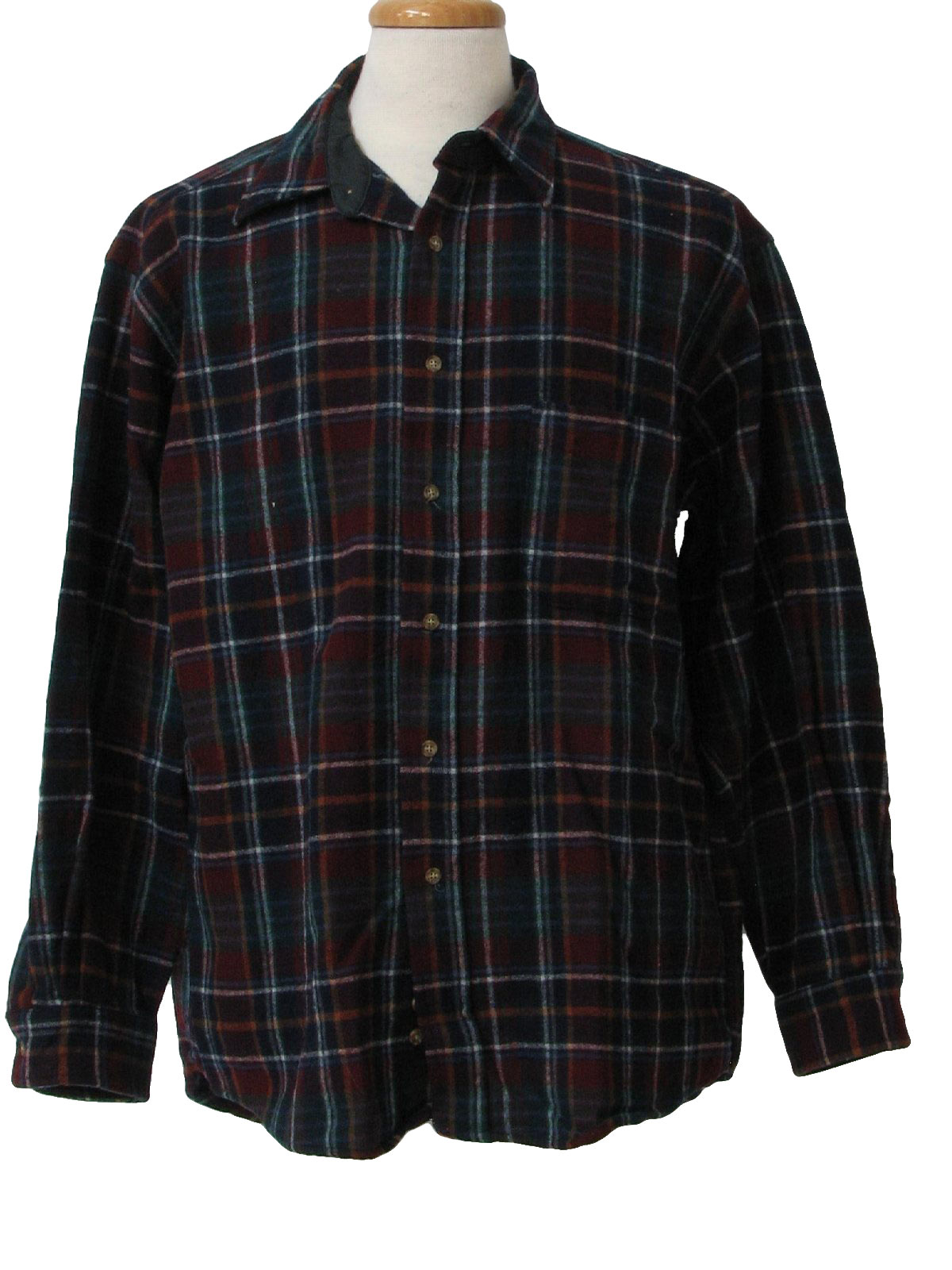 1980's Wool Shirt (Pendleton): 80s -Pendleton- Mens green, blue, red ...