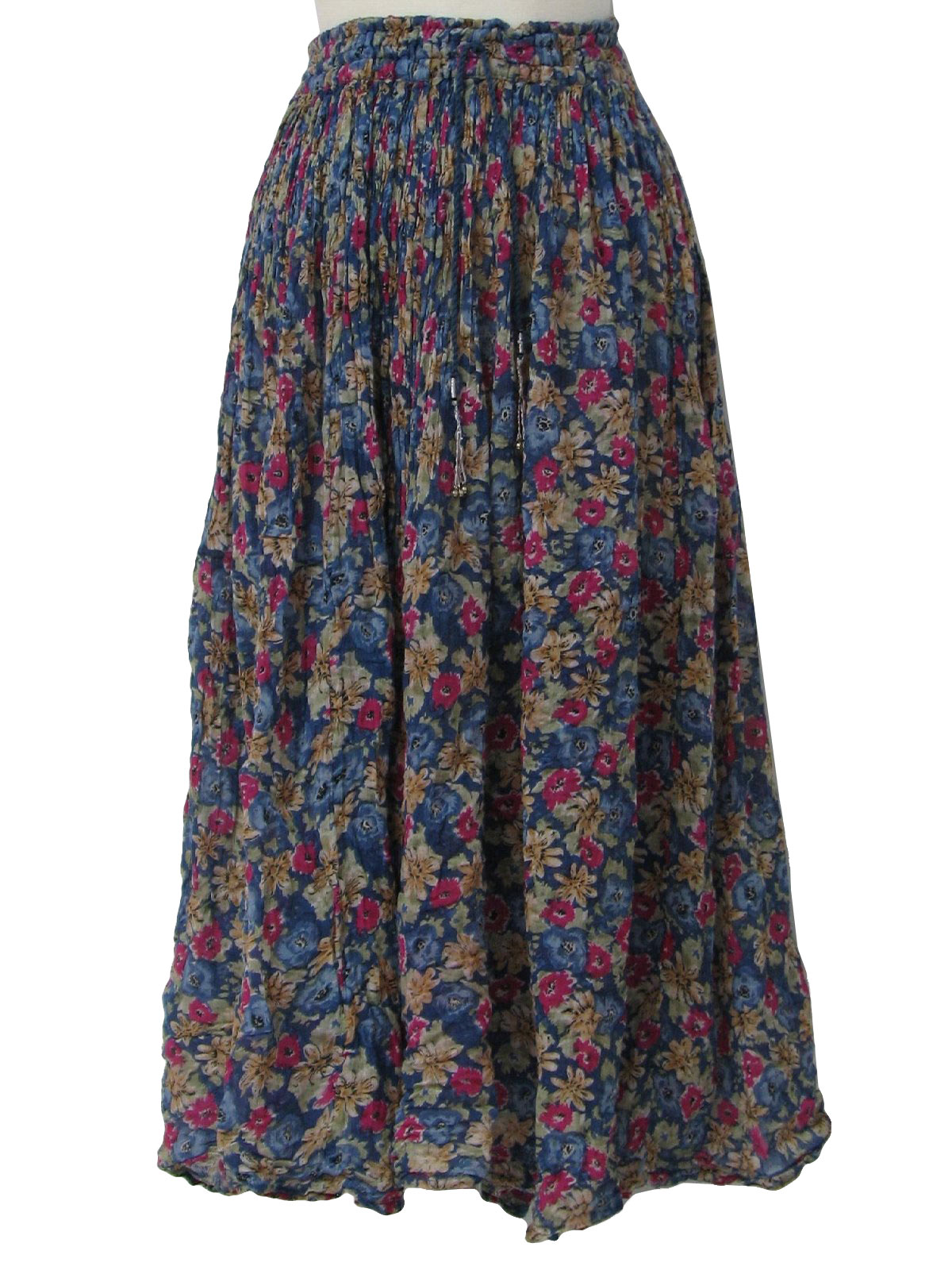 Retro Nineties Hippie Skirt: 90s -Silver Stream Plus- Womens shaded ...