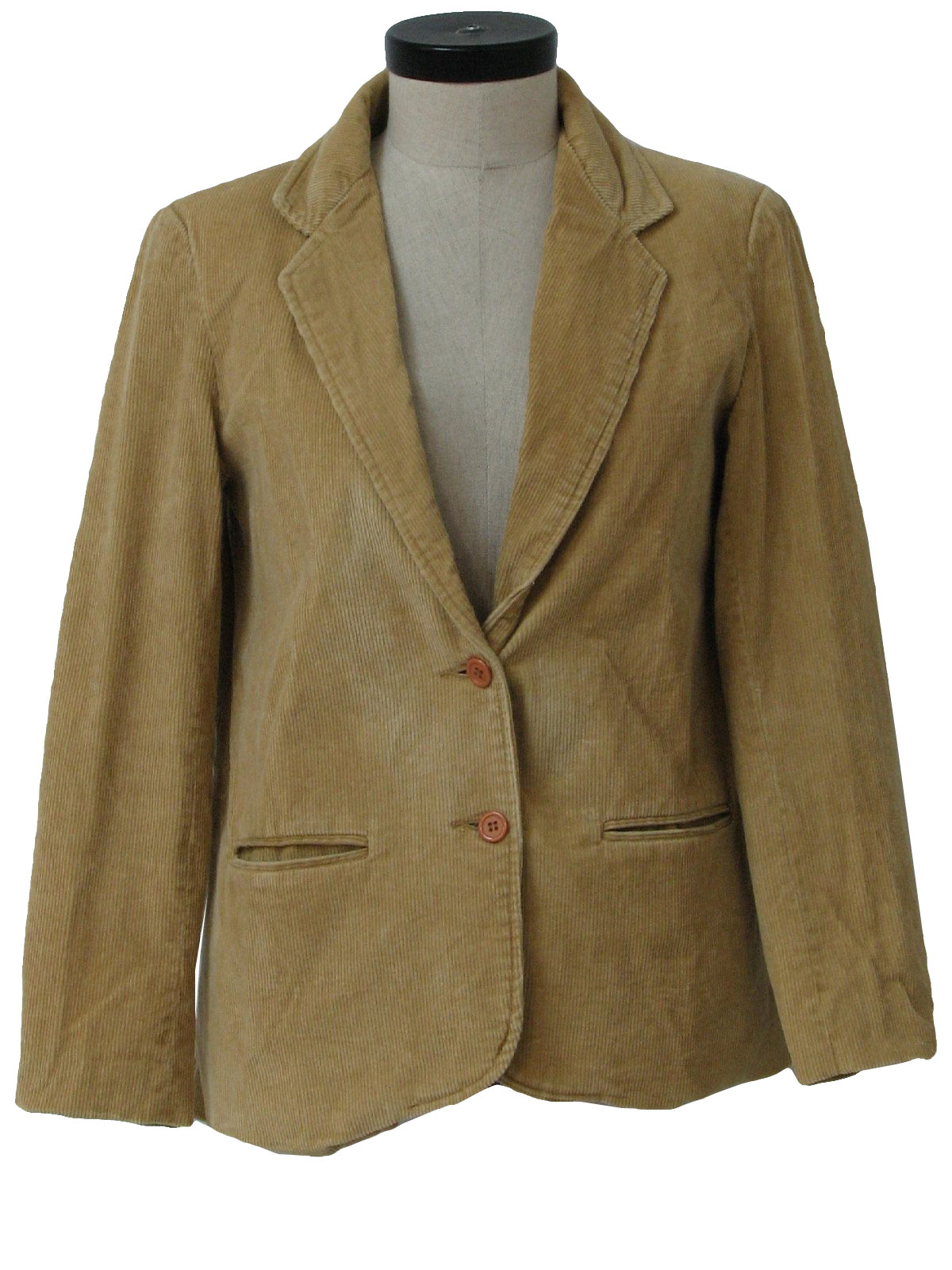 80's Vintage Jacket: 80s -Size Label- Womens Camel brown, longsleeve ...