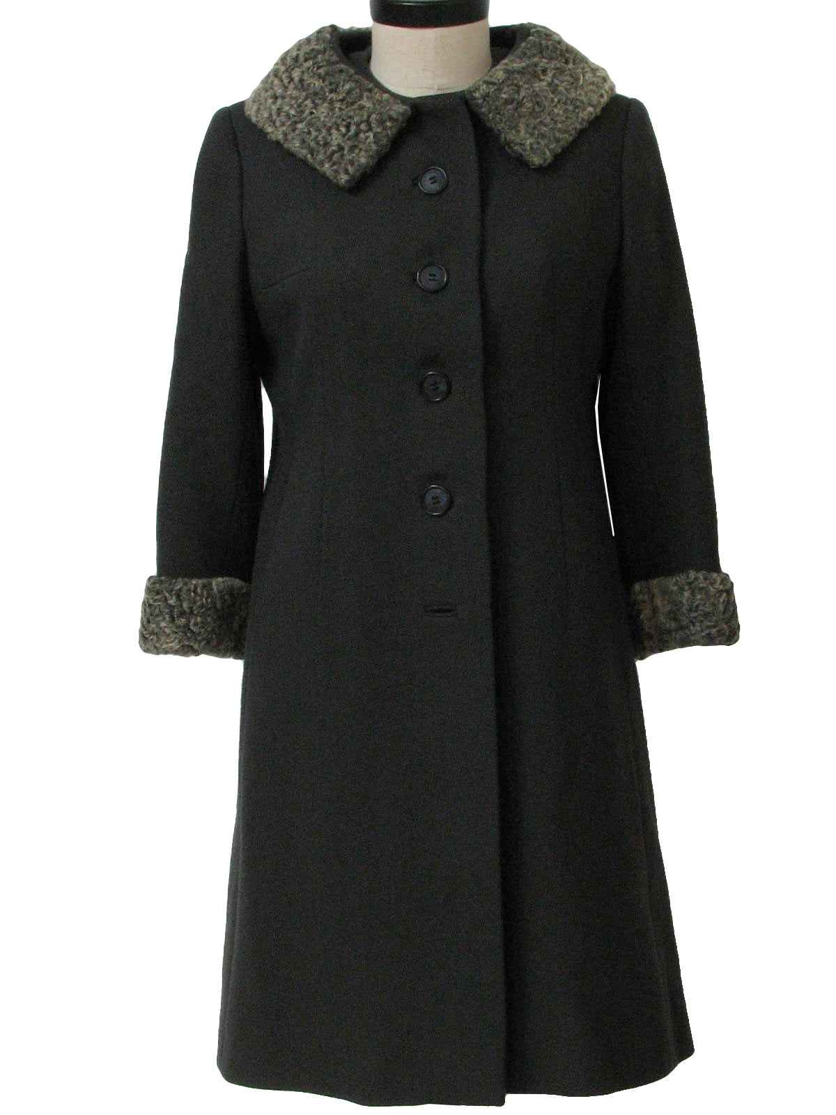 Parkmoor Sixties Vintage Jacket: 60s -Parkmoor- Womens charcoal grey ...