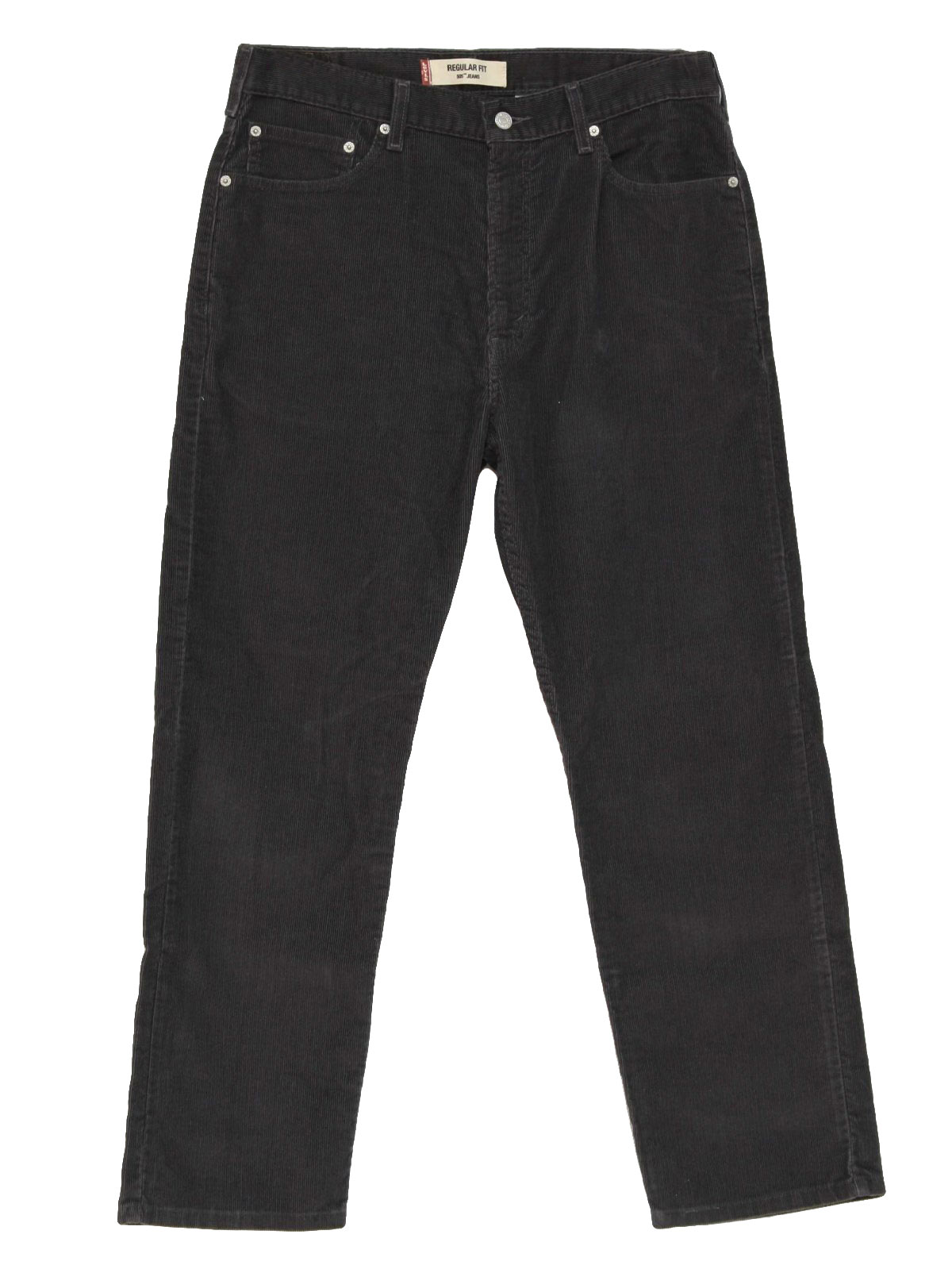 Levis 505 90's Vintage Pants: 90s -Levis 505- Mens charcoal grey cotton ...