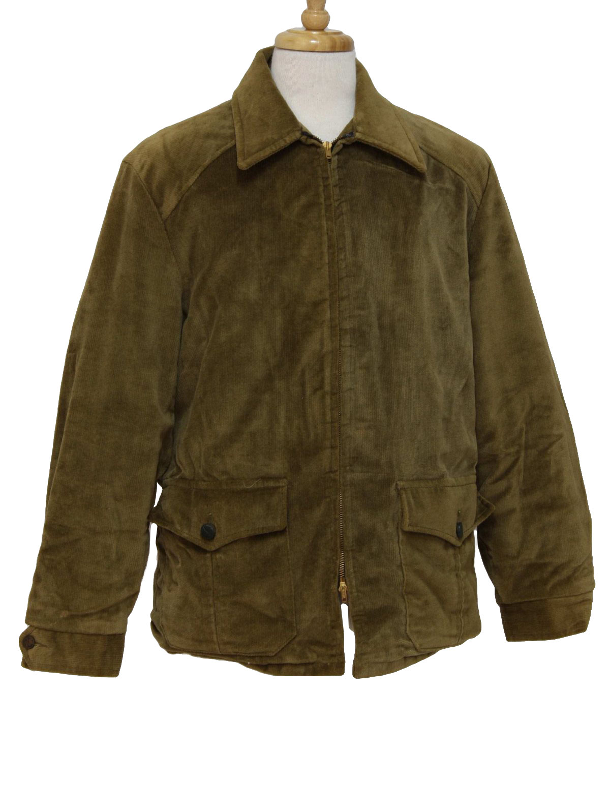 Sixties Campus Jacket: Late 60s -Campus- Mens brown pinwale cotton ...