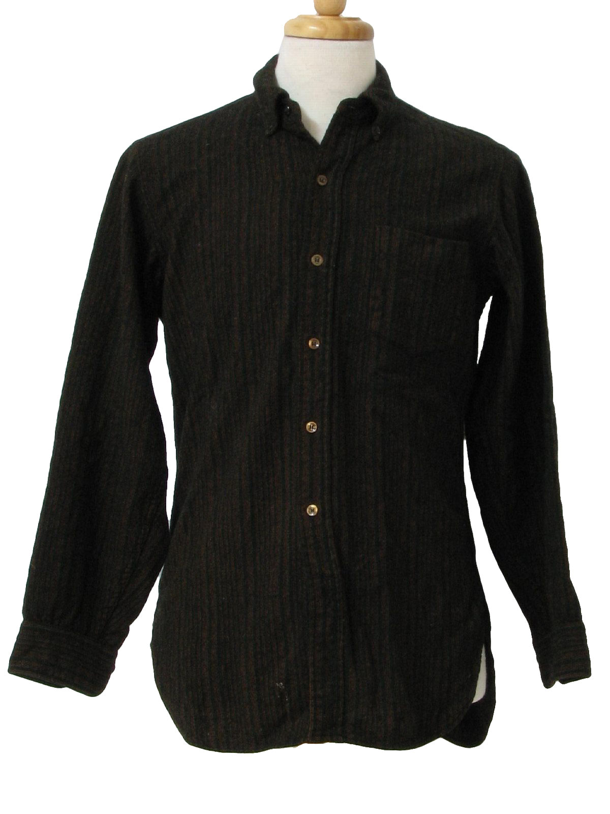 Retro 1950s Shirt: 50s -Pendleton- Mens black, red, green and yellow ...