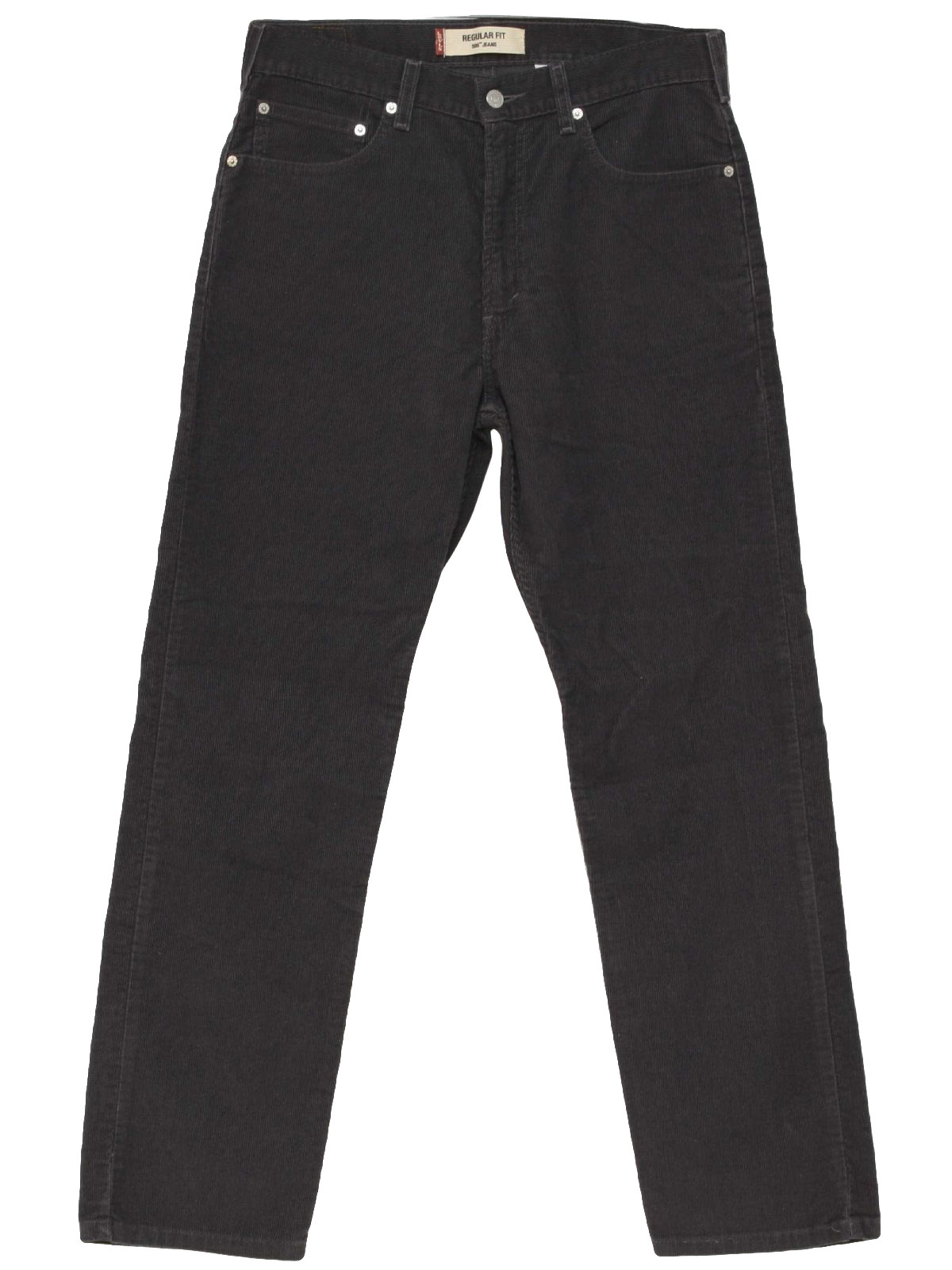 Nineties Vintage Pants: 90s -Levis 505- Mens grey cotton polyester ...