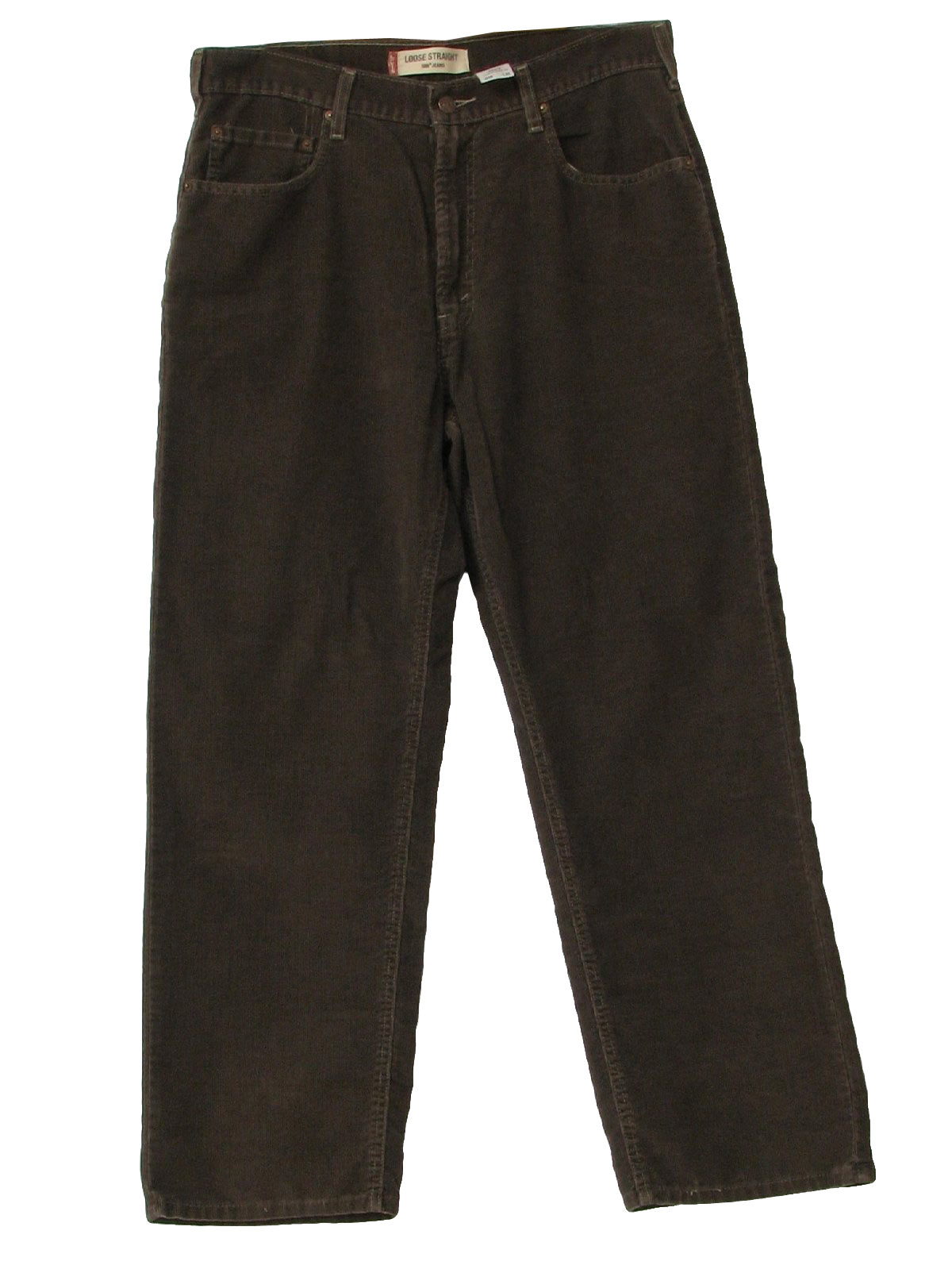 Levis 569 Nineties Vintage Pants: 90s -Levis 569- Mens brown cotton ...