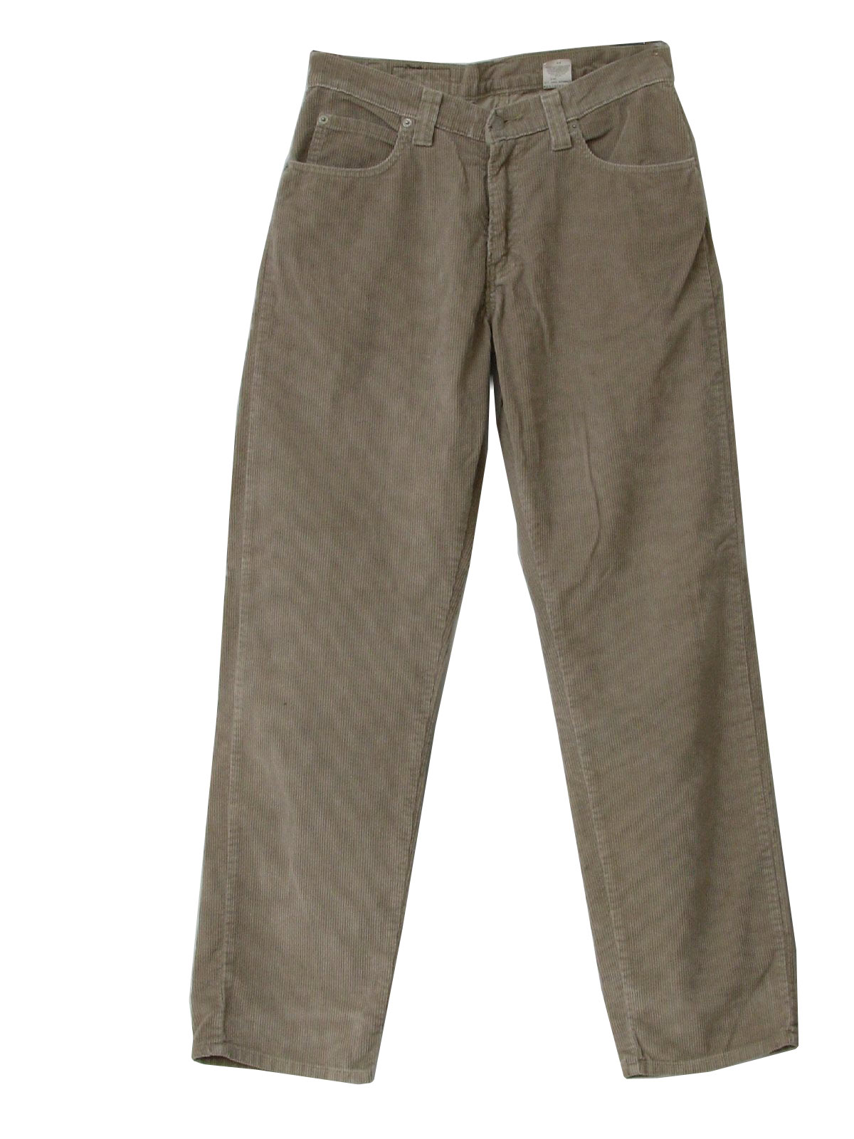 90's Vintage Pants: 90s -Levis- Mens taupe cotton wide wale corduroy ...