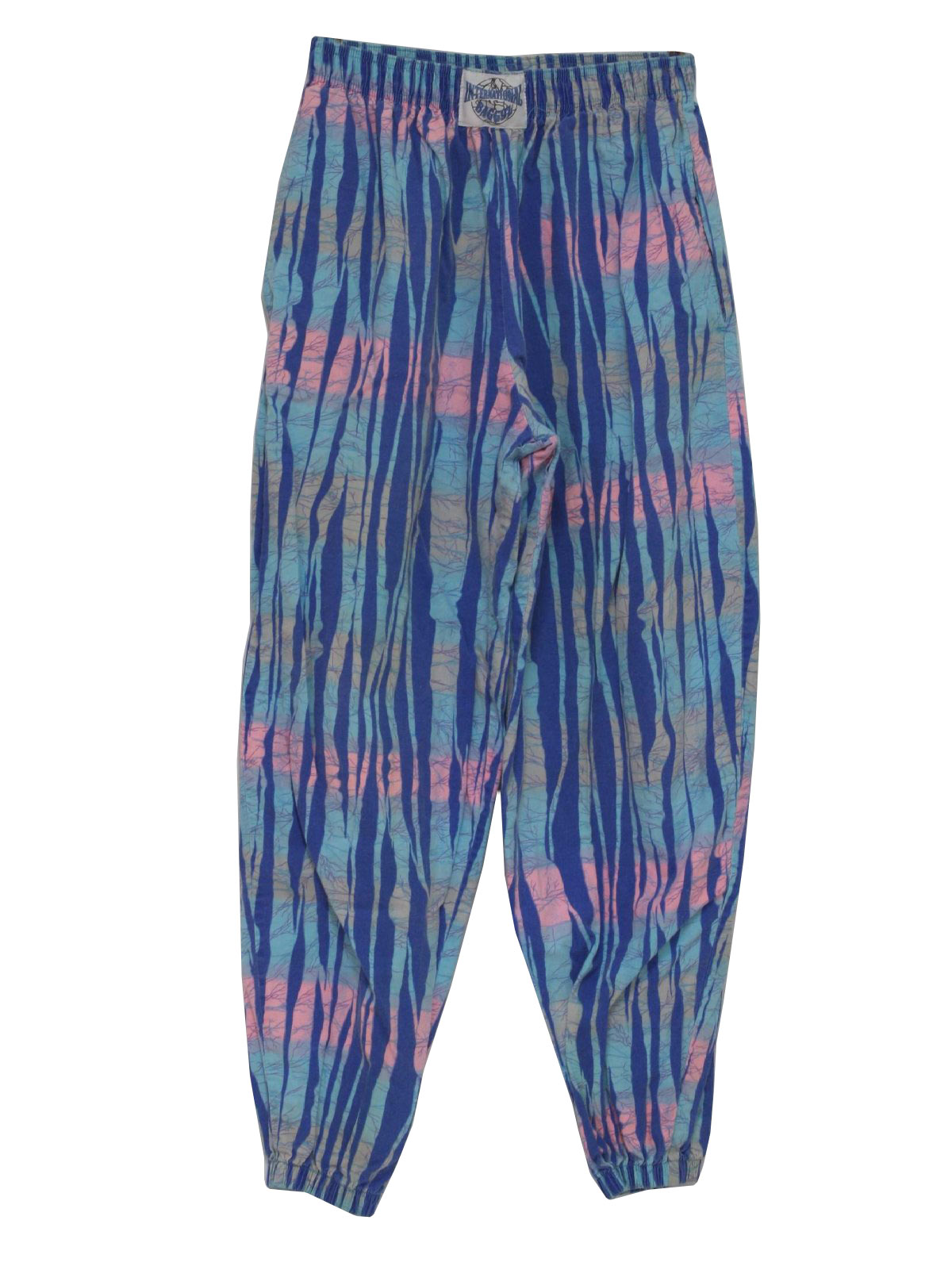 80s Pants (international Baggyz): 80s -international Baggyz- Mens Teal 