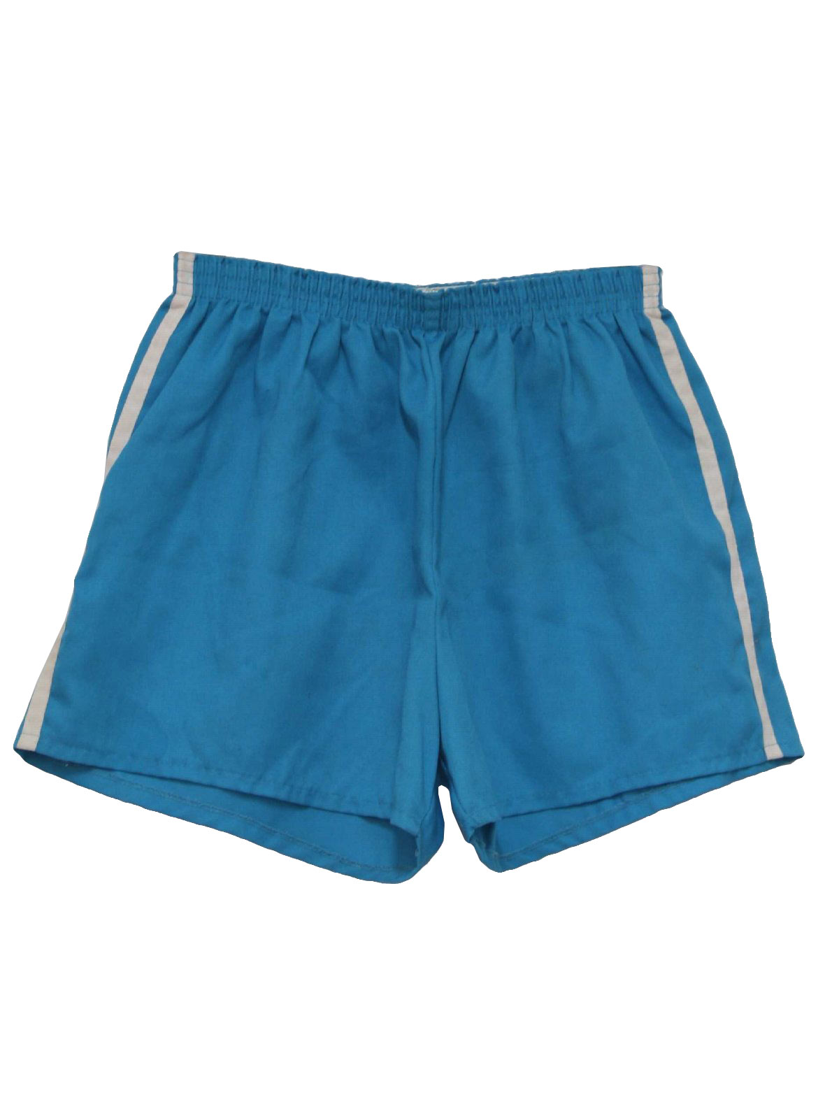 80s Vintage Made in USA Shorts: 80s -Made in USA- Mens teal blue and ...