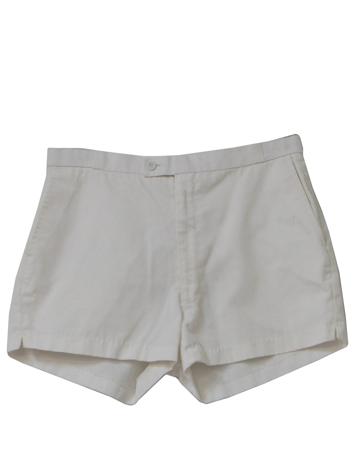 Boast 1990s Vintage Shorts: 90s -Boast- Mens white thick cotton high ...