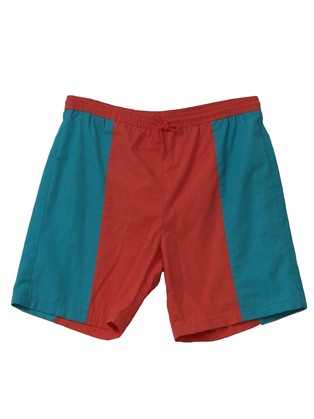 90s Retro Shorts: Early 90s -Lifetrends- Mens bright pink/orange coral ...