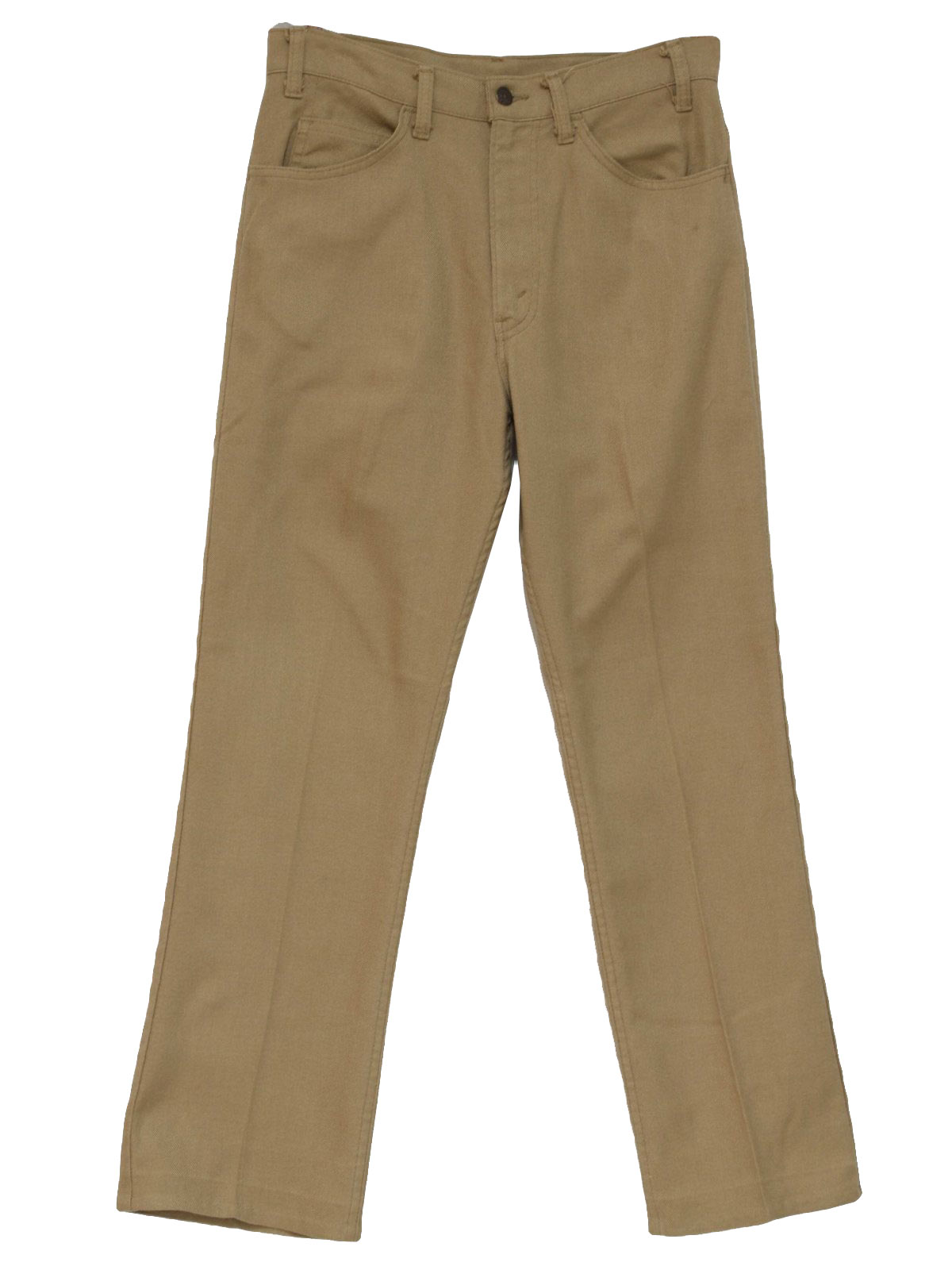 70's Vintage Flared Pants / Flares: 70s -Levis Sta Prest- Mens khaki ...