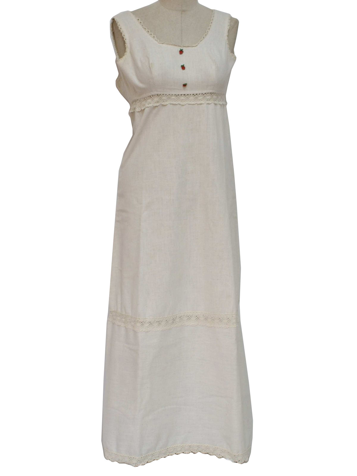 linen empire waist dress