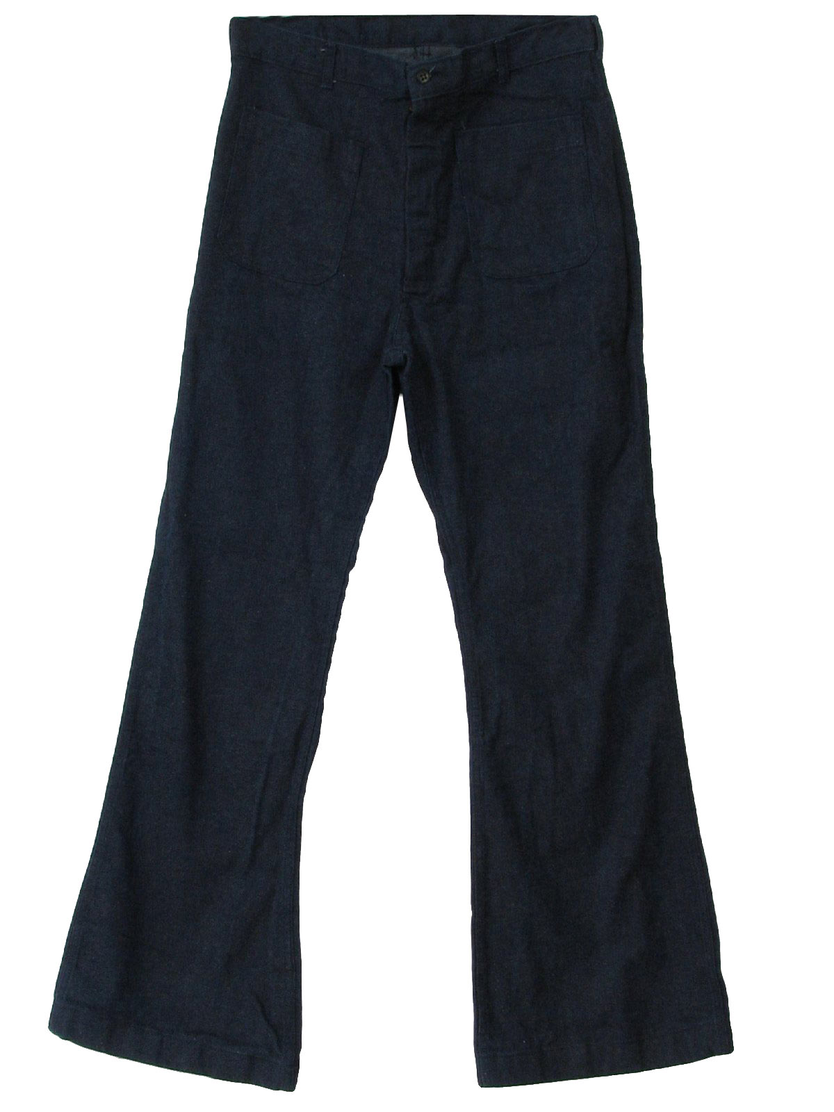 1970's Retro Bellbottom Pants: 70s -Coastal Industries- Mens dark blue ...