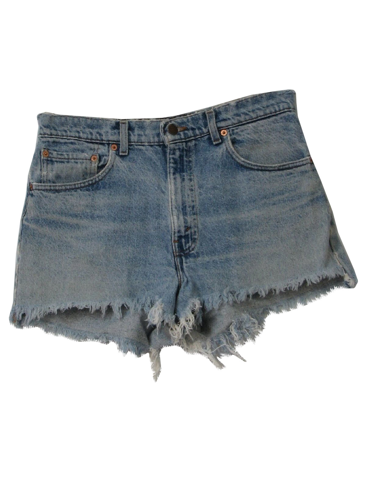 Cut Off Blue Jean Shorts - Trendy Clothes