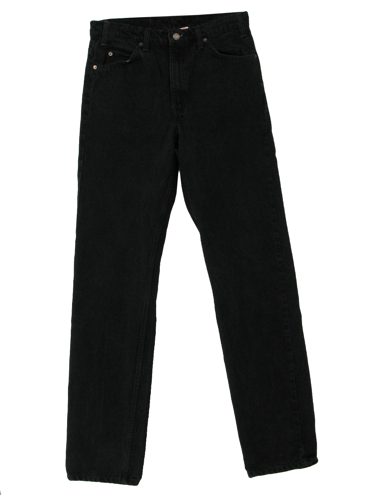 Vintage Levis Nineties Pants: 90s -Levis- Mens faded black cotton denim ...