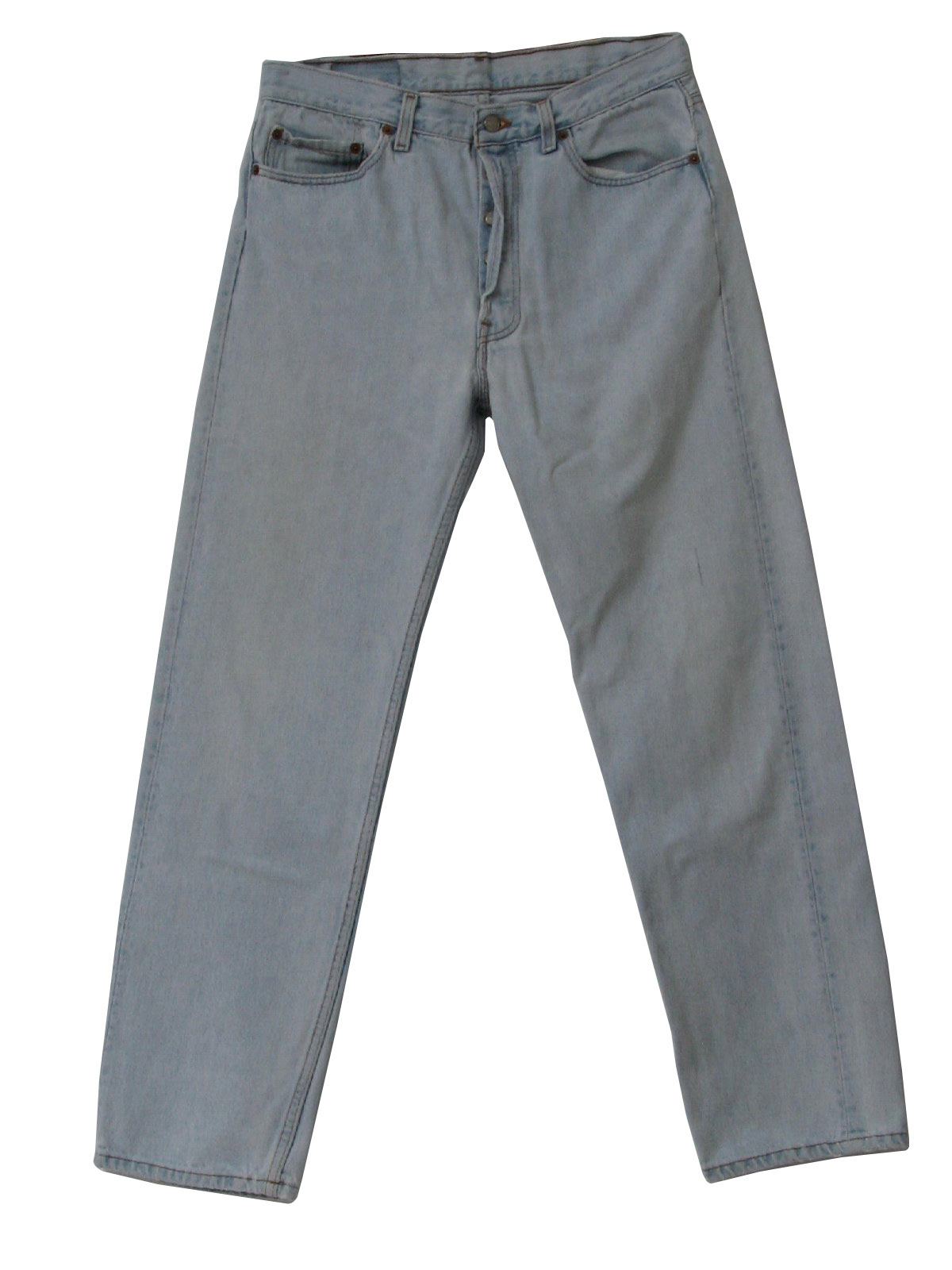 90's Levis Pants: 90s -Levis- Mens very light blue denim cotton ...