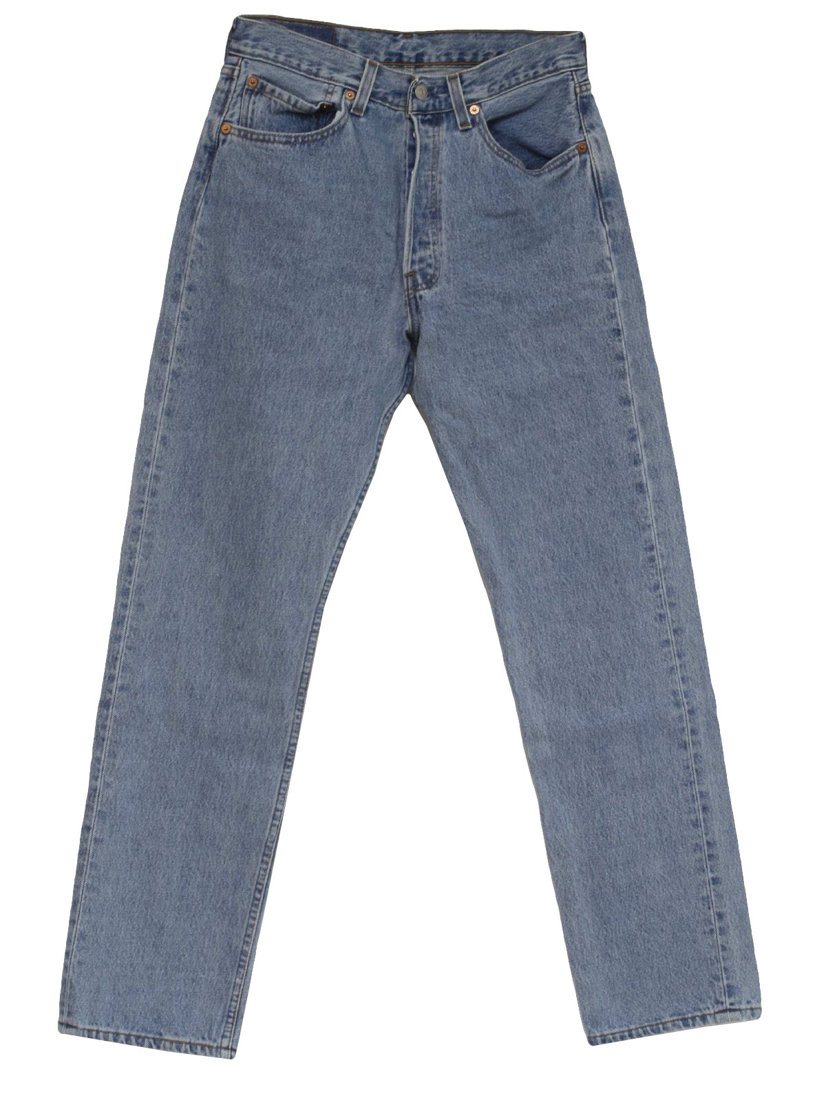 1990's Vintage Levis Pants: 90s -Levis- Mens light blue denim cotton ...