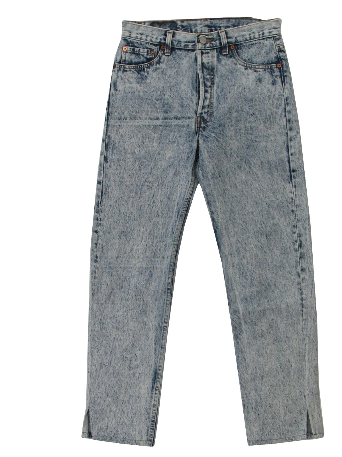 Eighties Levis Pants: 80s -Levis- Mens blue acid washed cotton denim ...