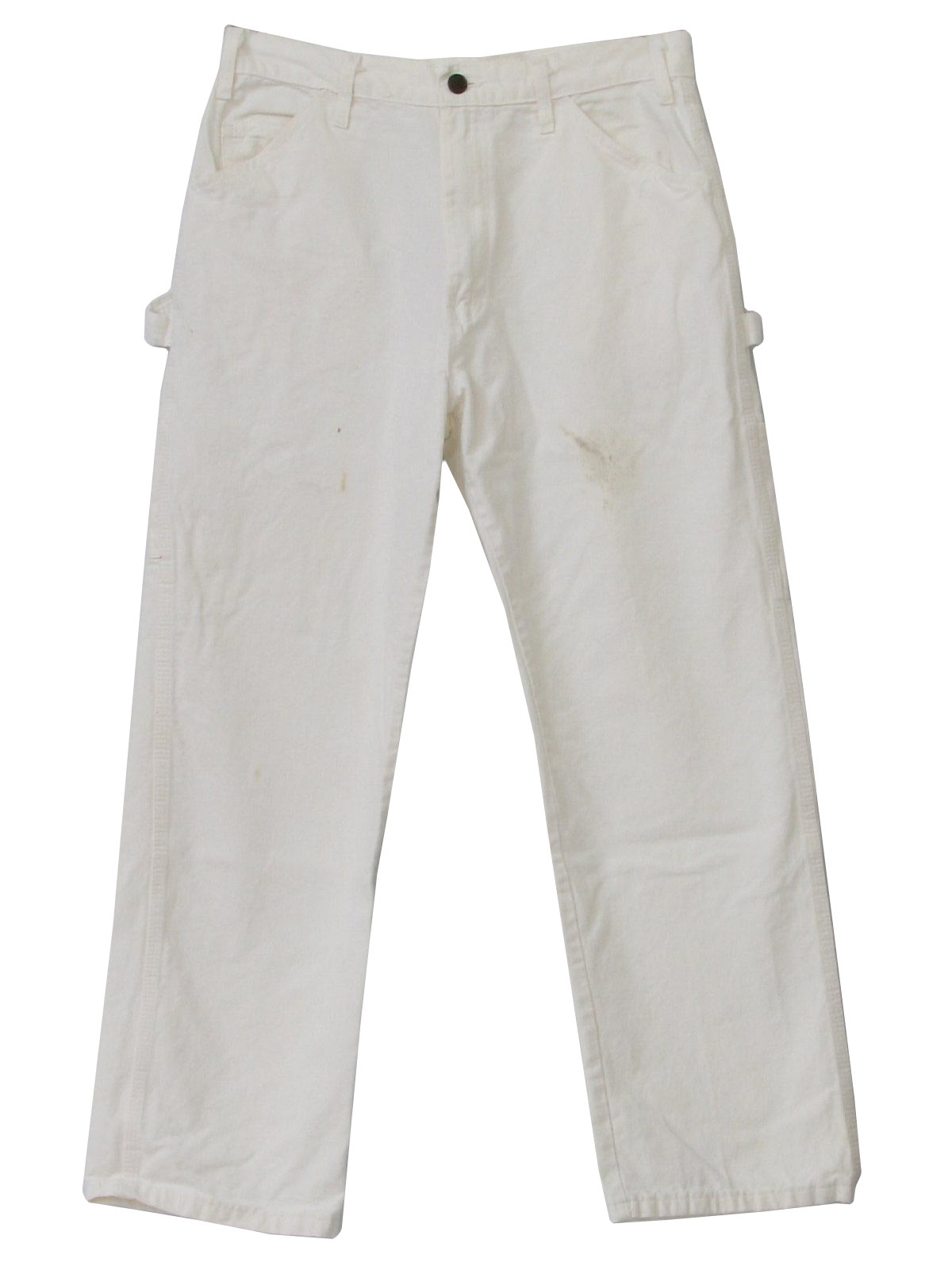 Retro 1980's Pants (Dickies) : 80s -Dickies- Mens white straight leg ...