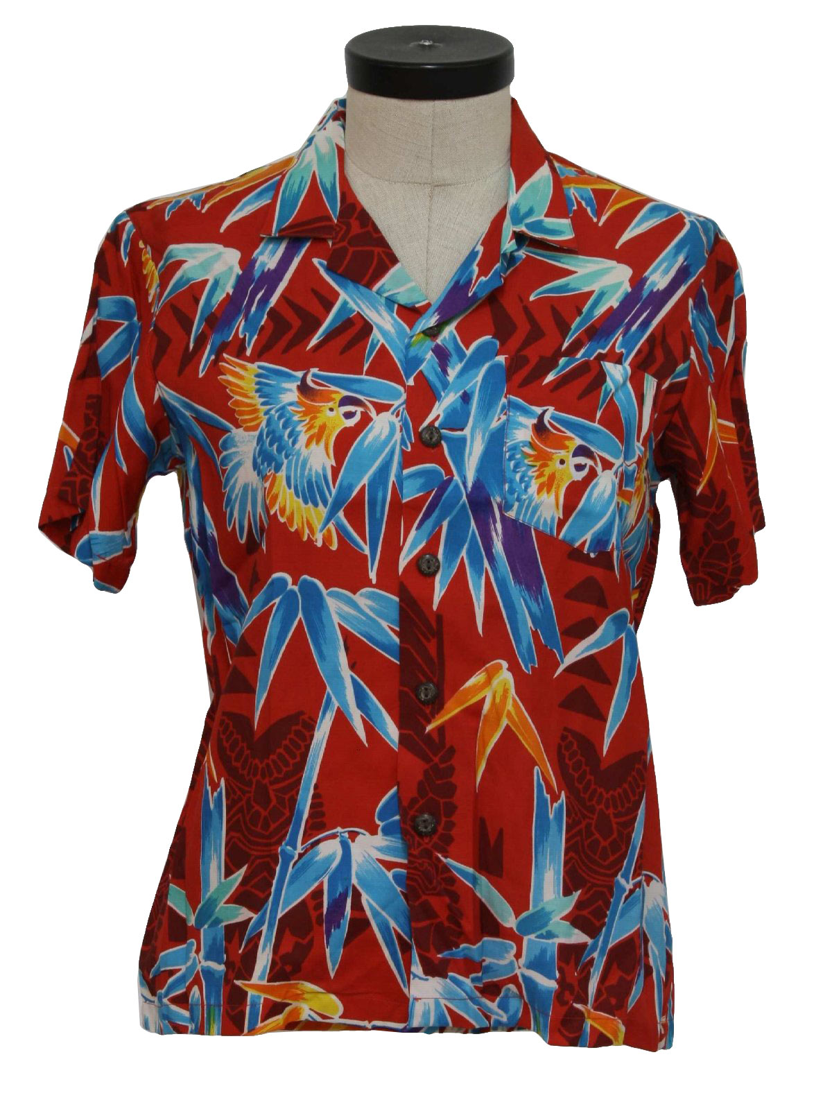 1980's Vintage Kennington Hawaiian Shirt: 80s style (made more recently ...