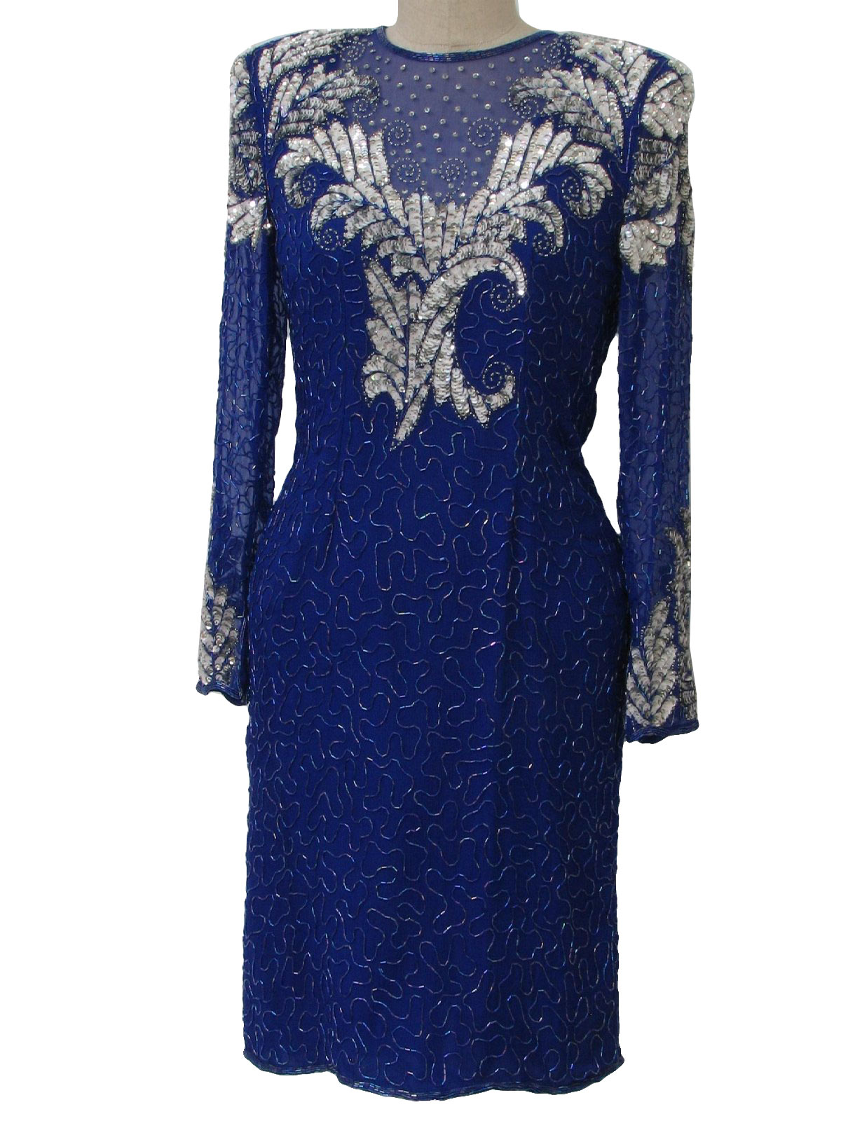 80's Vintage Cocktail Dress: 80s -Lawrence Kazar, designer- Womens ...