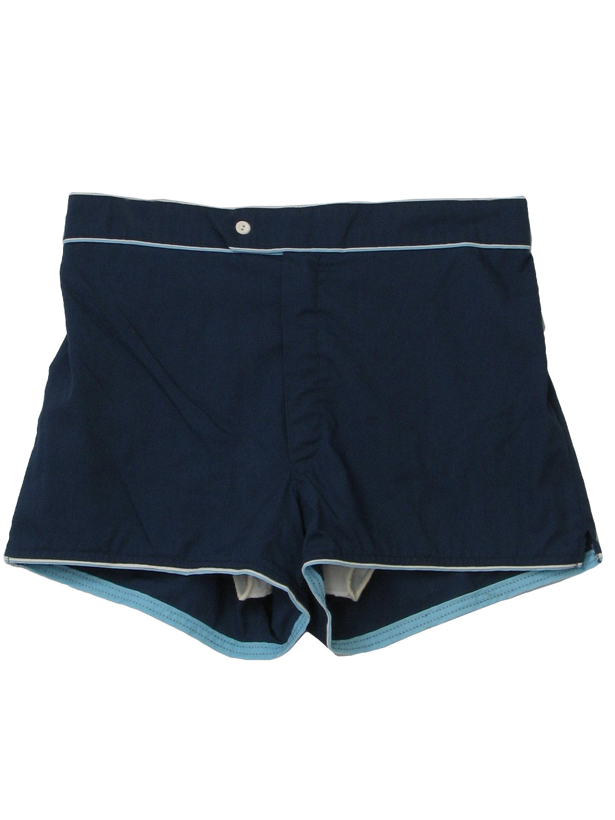 Vintage JCPenney 70's Swimsuit/Swimwear: 70s -JCPenney- Mens blue ...