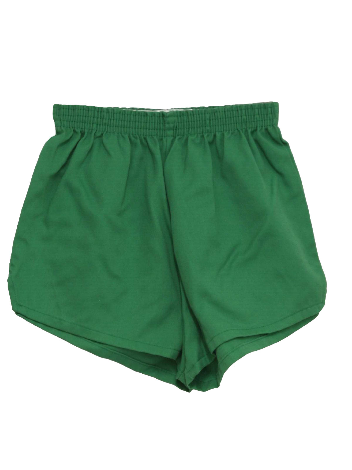 1980's Retro Shorts: 80s -Augusta- Mens green polyester and cotton ...
