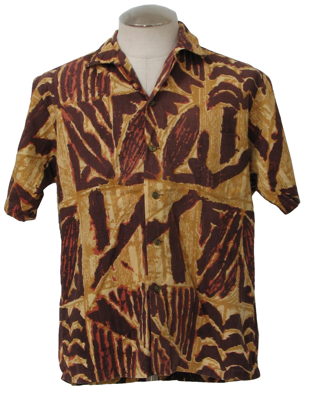 1950's Vintage Alfred Shaheen Honolulu Hawaiian Shirt: 50s -Alfred ...