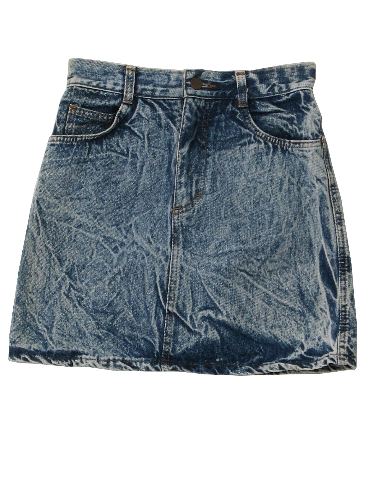 Retro 80s Mini Skirt (Street Worn) : 80s -Street Worn- Womens dark blue ...