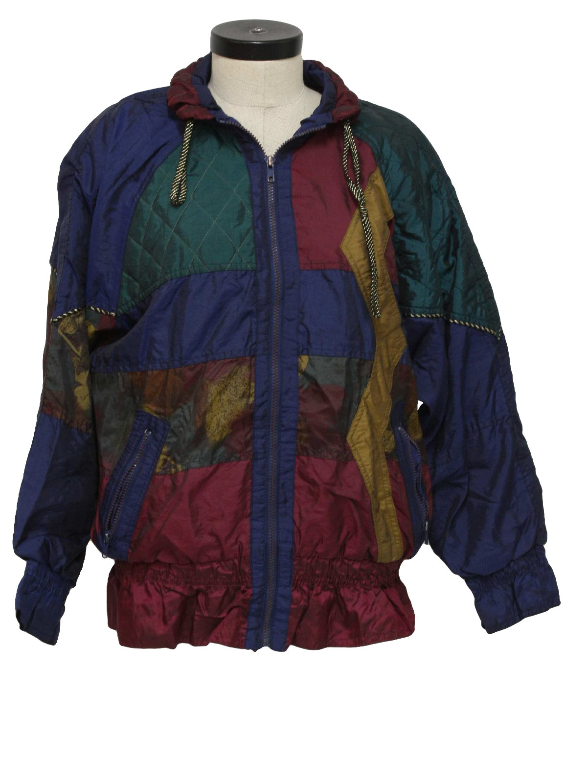 1990's Vintage Forelli Jacket: 90s -Forelli- Womens midnight blue, wine ...